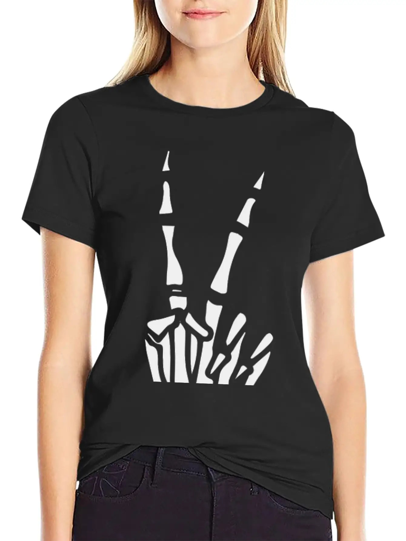Victory Bones Design Timeless Short Sleeve Tee – Comfy And Minimalist Design