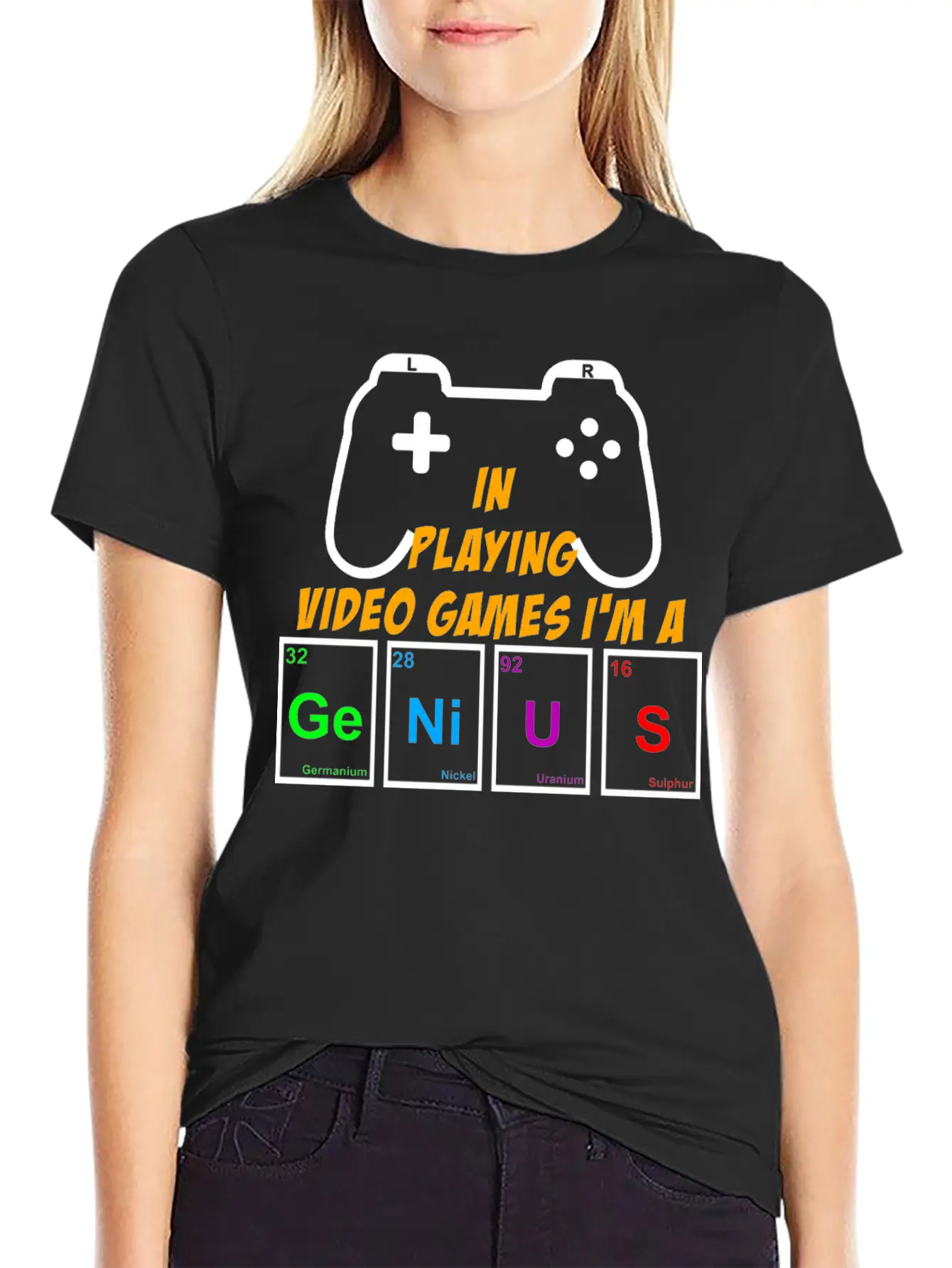 Video Games Periodically Nerd Gamer Gaming Genius Basic Graphic T-Shirt – Daily Comfort In Soft Cotton