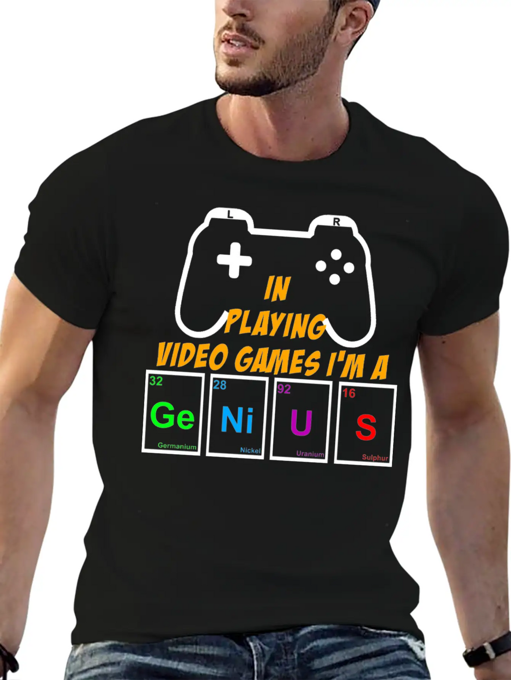 Video Games Periodically Nerd Gamer Gaming Genius Basic Graphic T-Shirt – Daily Comfort In Soft Cotton