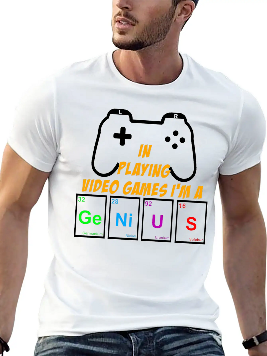 Video Games Periodically Nerd Gamer Gaming Genius Basic Graphic T-Shirt – Daily Comfort In Soft Cotton