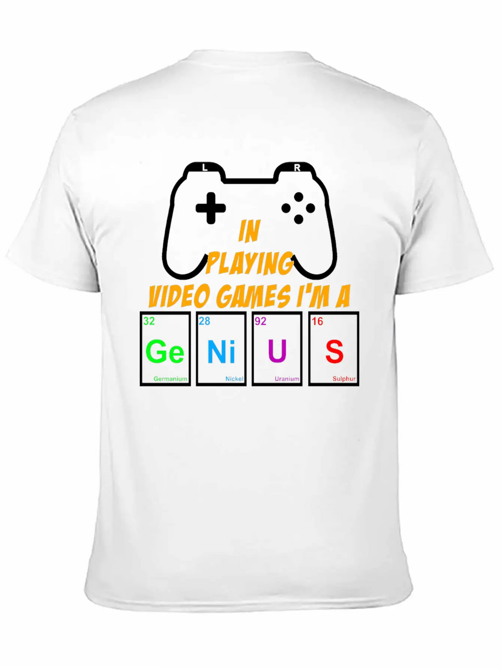Video Games Periodically Nerd Gamer Gaming Genius Basic Graphic T-Shirt – Daily Comfort In Soft Cotton