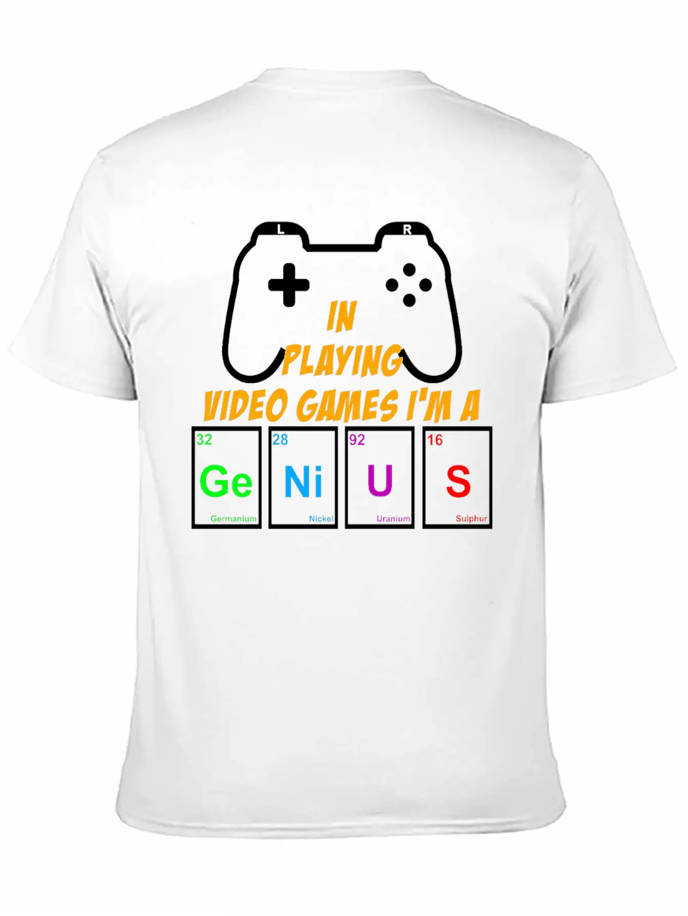 Video Games Periodically Nerd Gamer Gaming Genius Basic Graphic T-Shirt – Daily Comfort In Soft Cotton