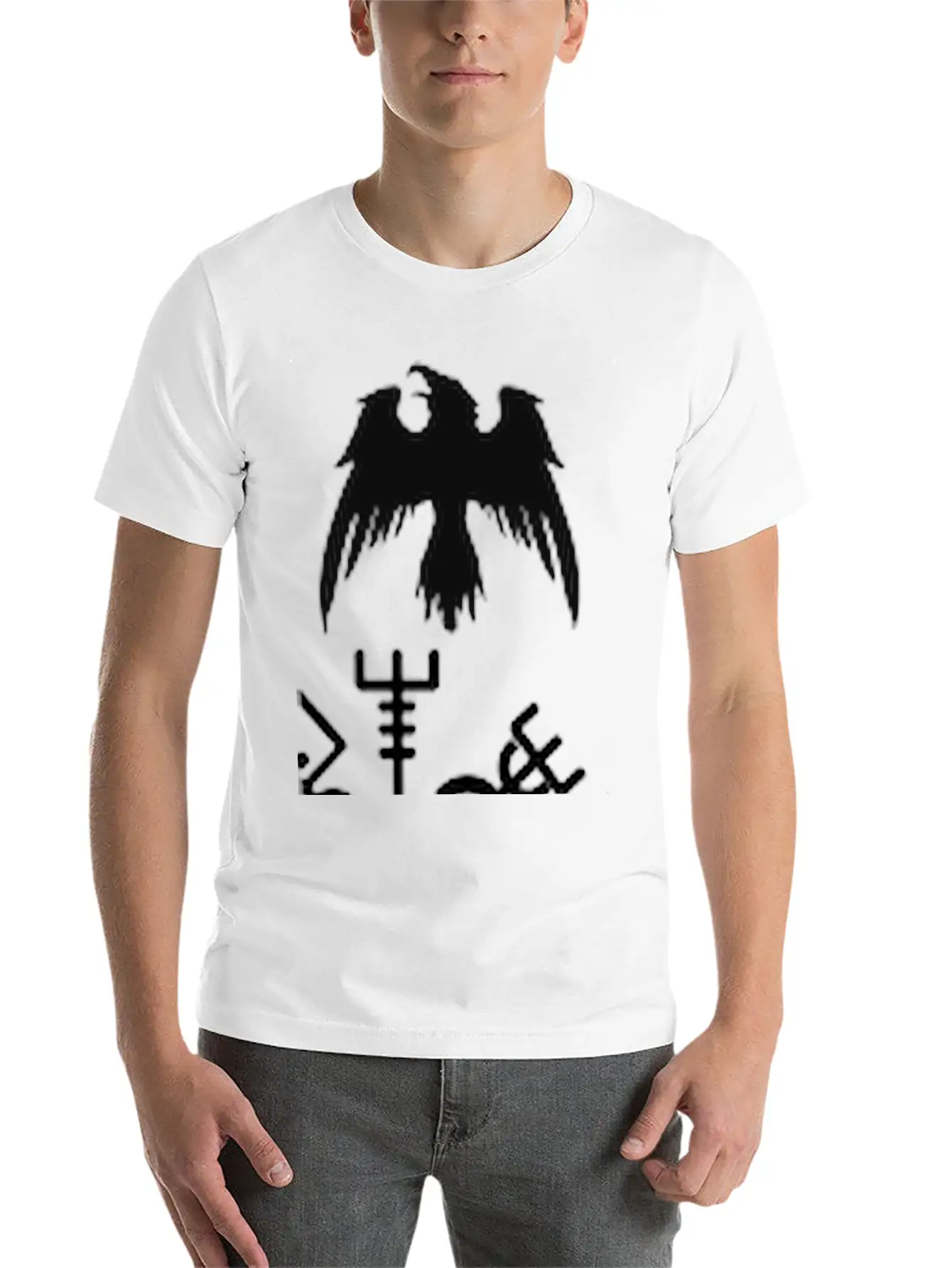 Viking Raven Wings Essential Cotton Tee For Daily Outfits – Unisex Style