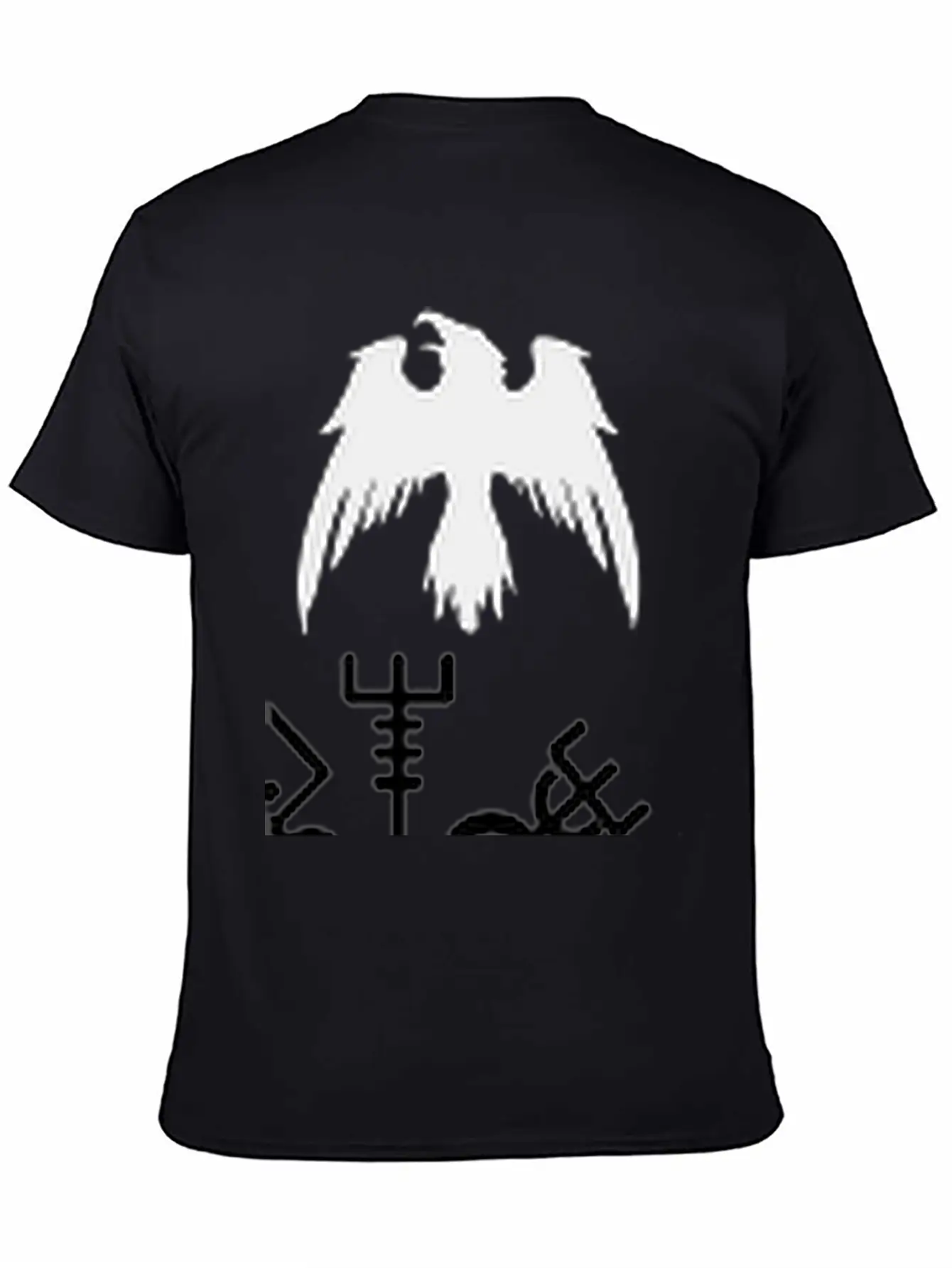 Viking Raven Wings Essential Cotton Tee For Daily Outfits – Unisex Style