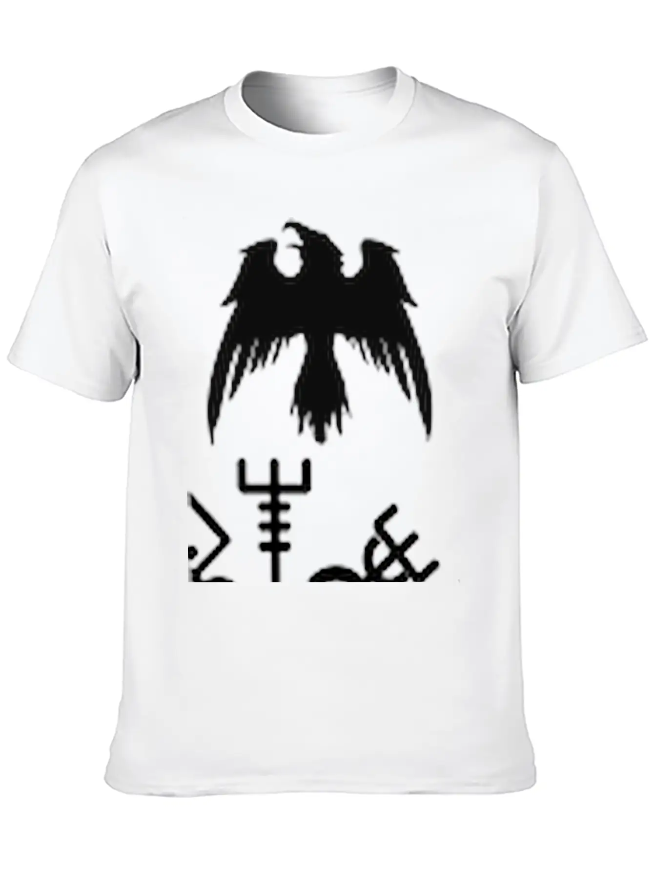 Viking Raven Wings Essential Cotton Tee For Daily Outfits – Unisex Style
