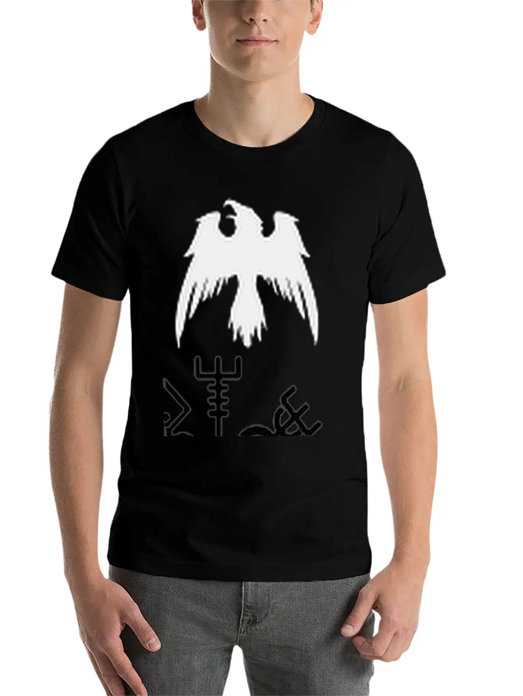 Viking Raven Wings Essential Cotton Tee For Daily Outfits – Unisex Style