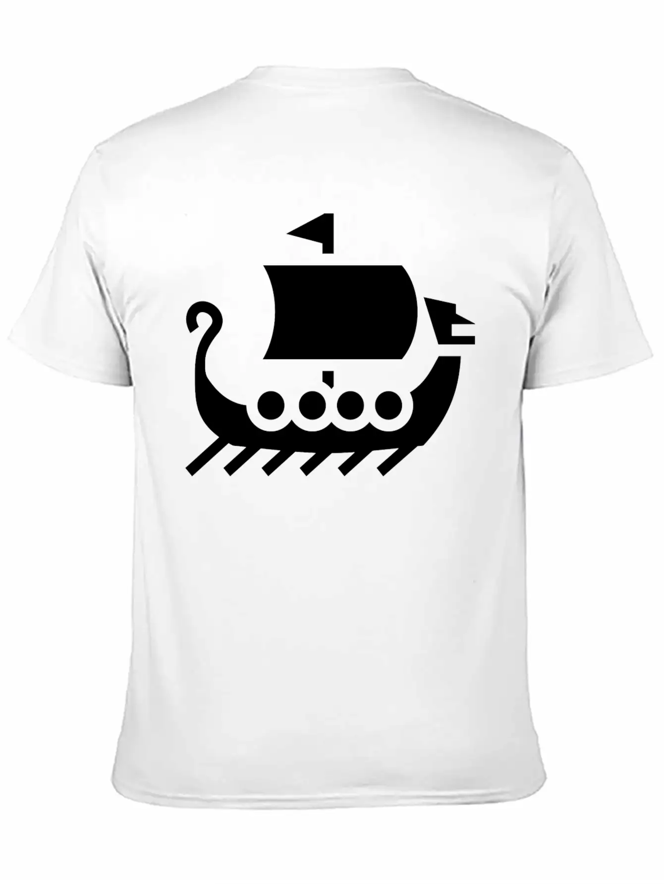 Vikings Wickinger Warrior Vikingboat Boot39 Basic Graphic T-Shirt – Daily Comfort In Soft Cotton