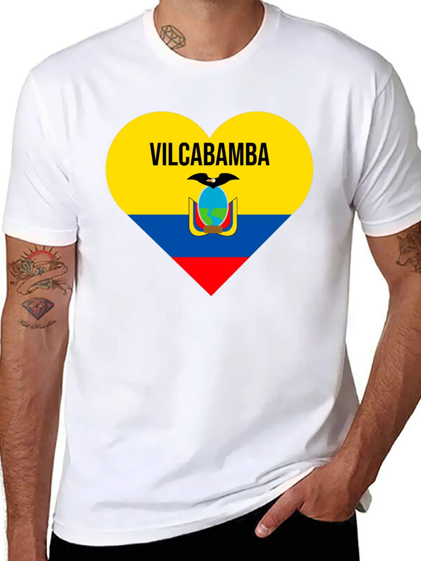 Vilcabamba Stylish Everyday T-Shirt – Unisex Basic Cotton Tee