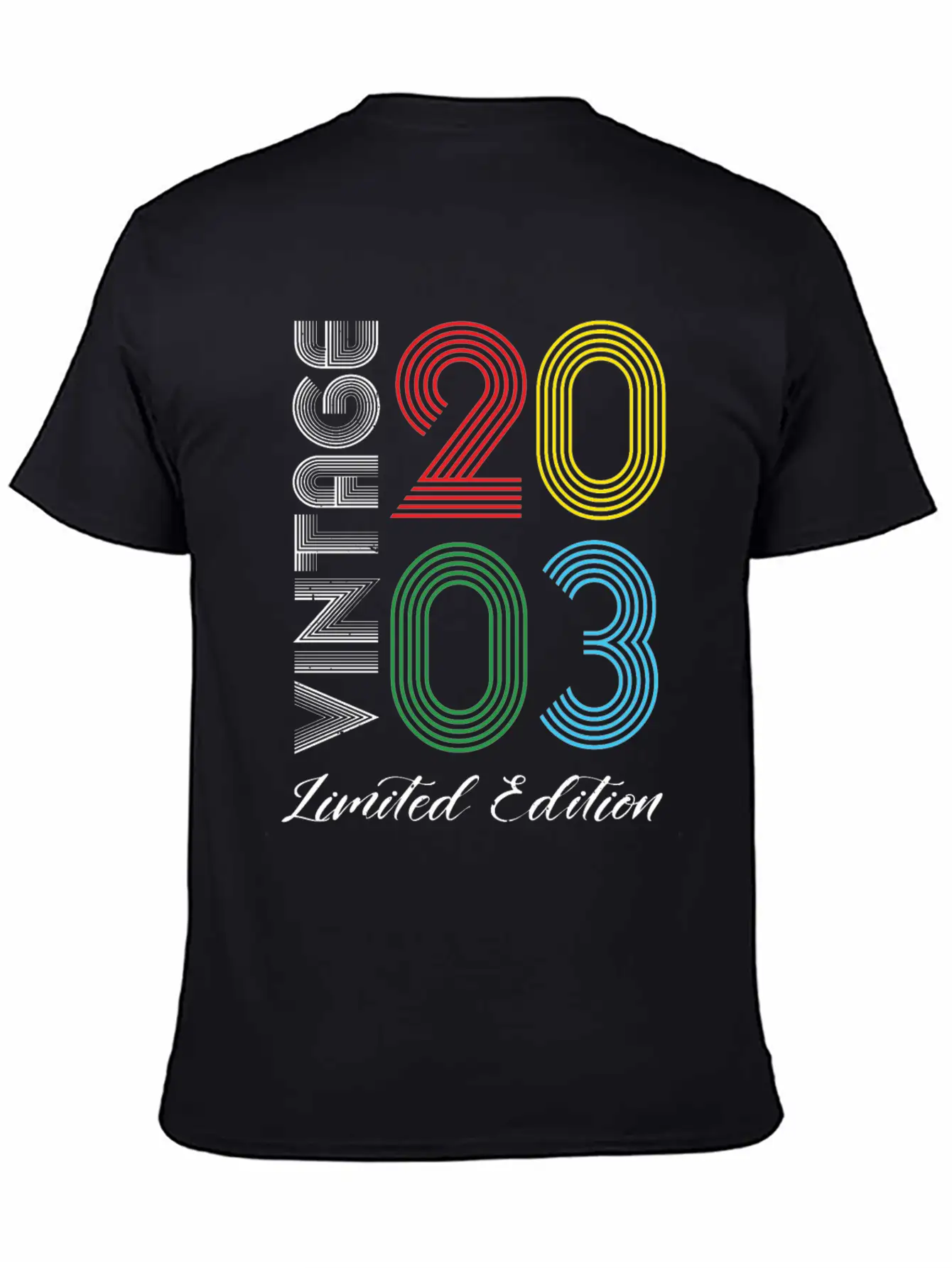 Vintage 2003 Vintage Birthday Retro Vintage Stylish Everyday T-Shirt – Unisex Basic Cotton Tee