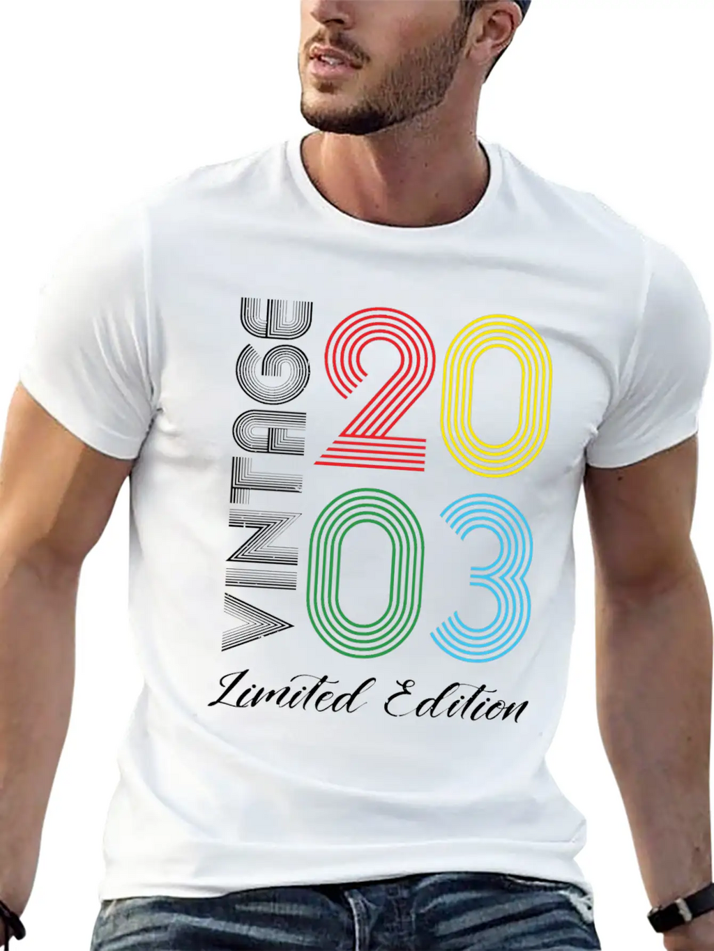 Vintage 2003 Vintage Birthday Retro Vintage Stylish Everyday T-Shirt – Unisex Basic Cotton Tee