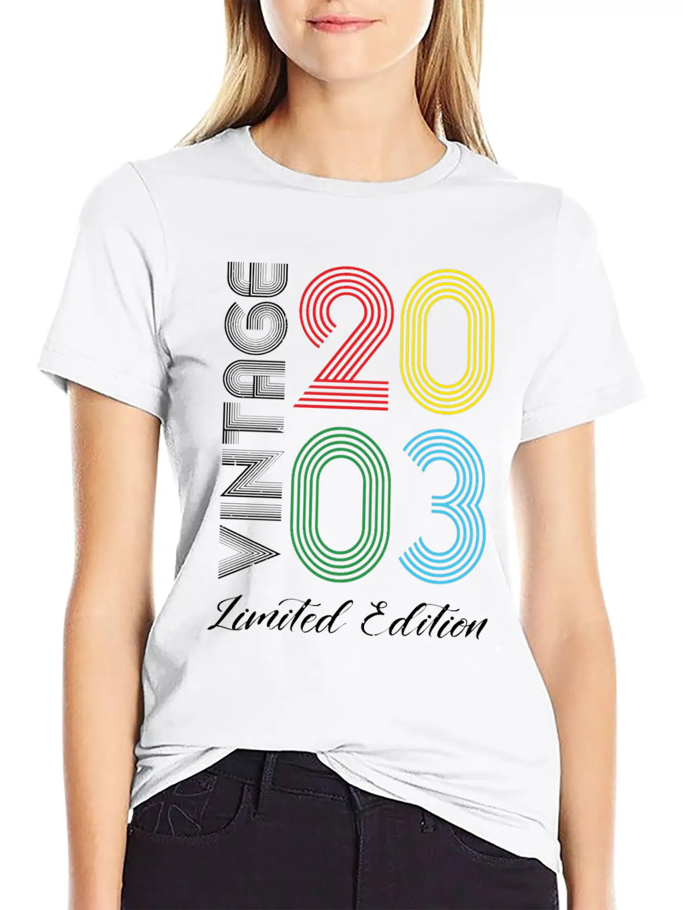 Vintage 2003 Vintage Birthday Retro Vintage Stylish Everyday T-Shirt – Unisex Basic Cotton Tee