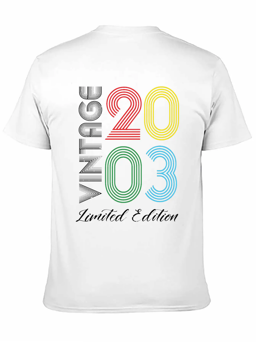 Vintage 2003 Vintage Birthday Retro Vintage Stylish Everyday T-Shirt – Unisex Basic Cotton Tee