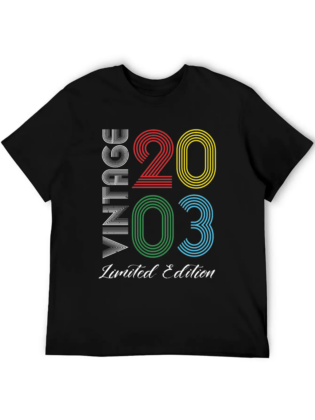 Vintage 2003 Vintage Birthday Retro Vintage Stylish Everyday T-Shirt – Unisex Basic Cotton Tee