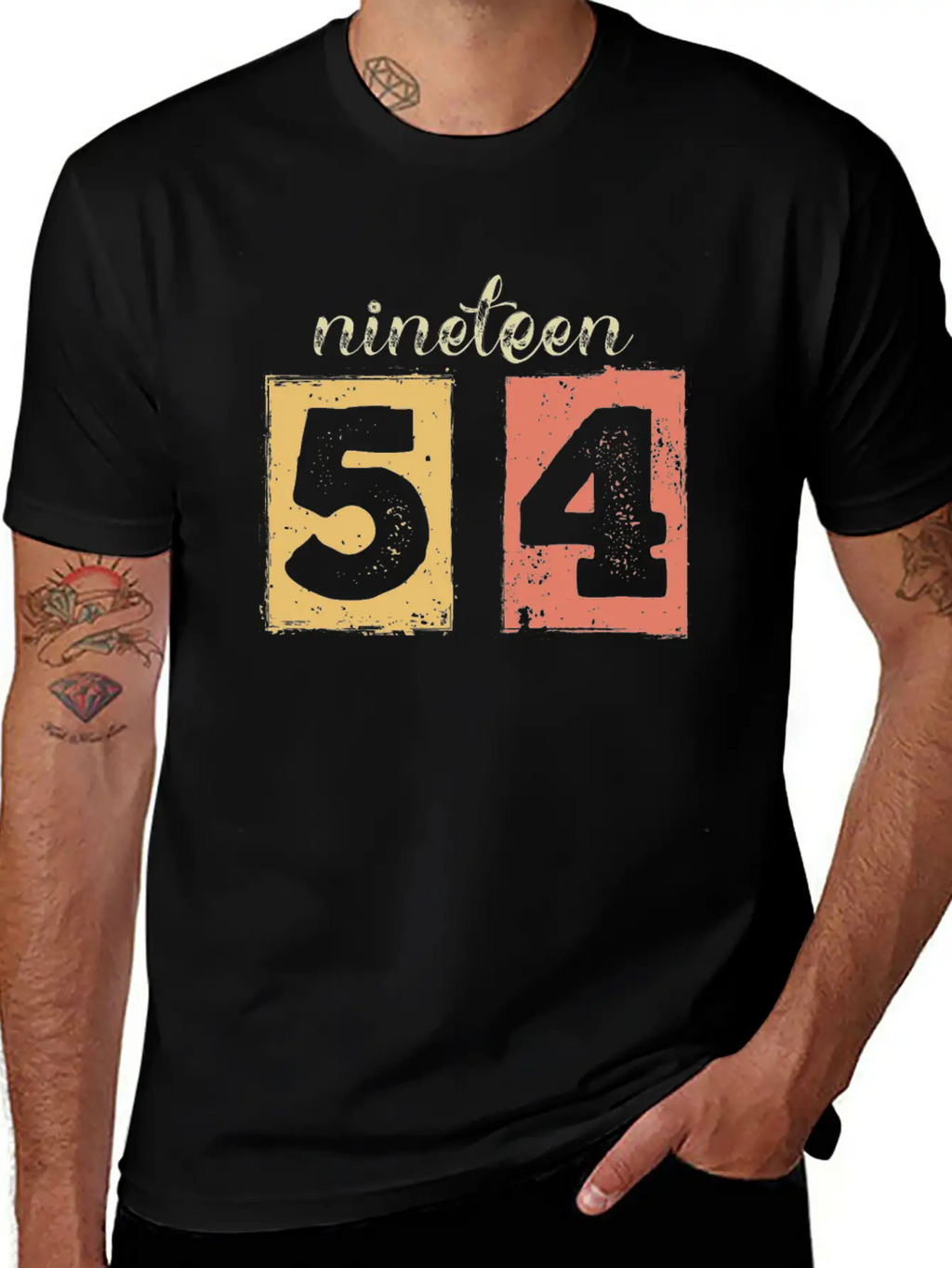 Vintage Birthday 1954 Vintage Breathable Graphic T-Shirt – Perfect For Casual Days