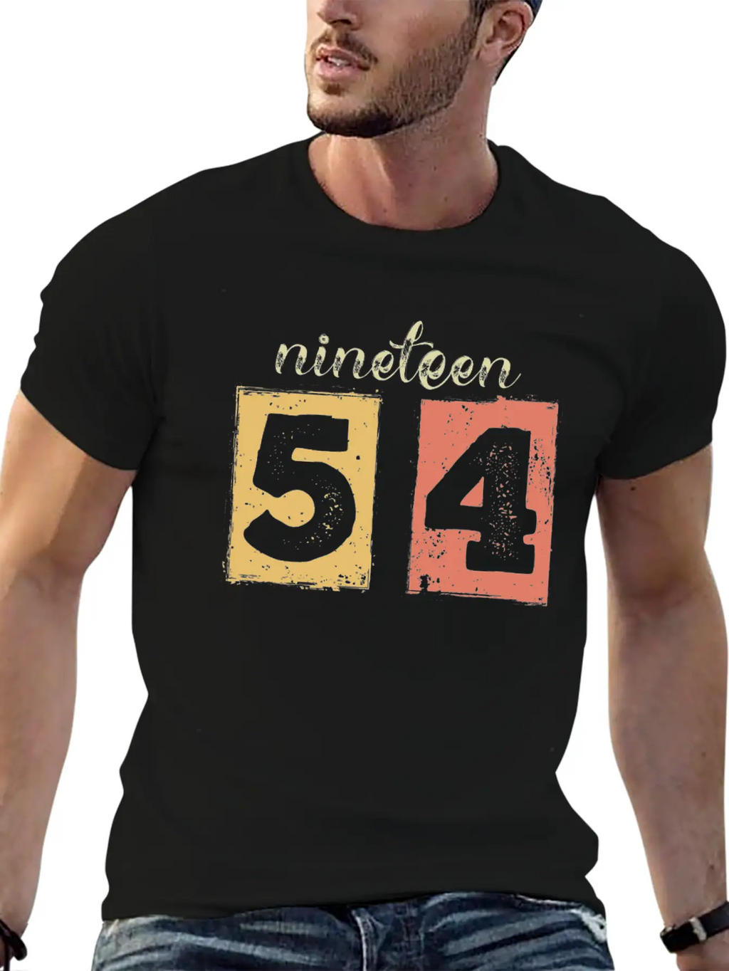Vintage Birthday 1954 Vintage Breathable Graphic T-Shirt – Perfect For Casual Days