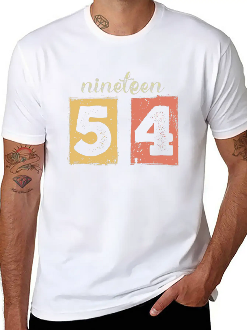 Vintage Birthday 1954 Vintage Breathable Graphic T-Shirt – Perfect For Casual Days