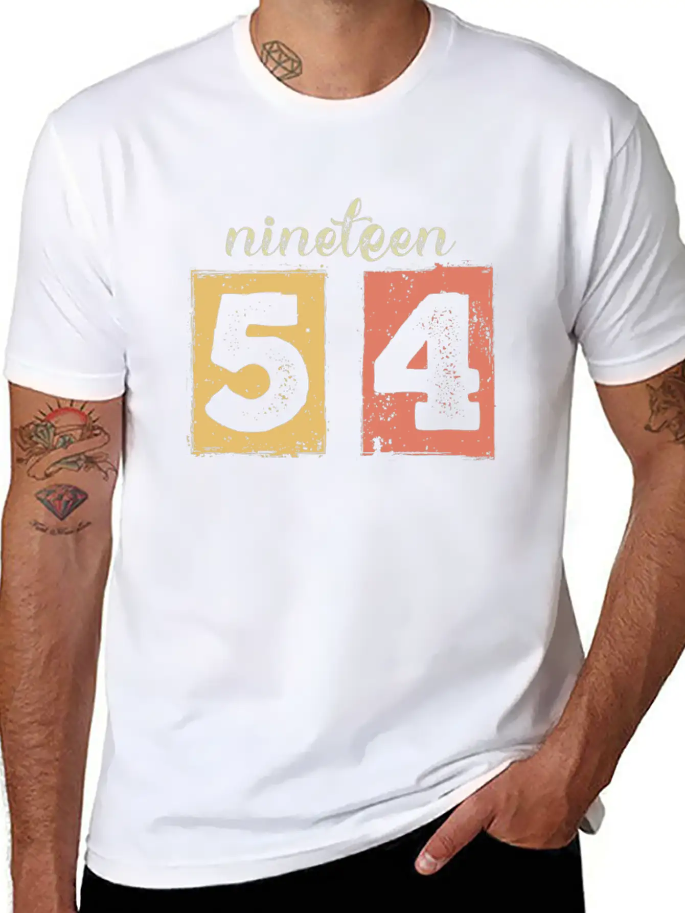Vintage Birthday 1954 Vintage Breathable Graphic T-Shirt – Perfect For Casual Days