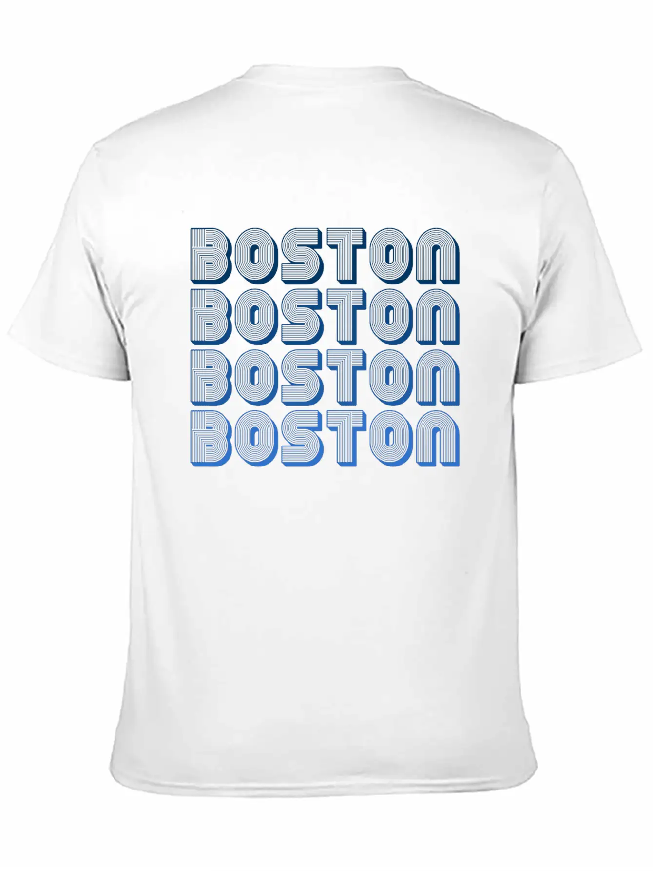 Vintage Boston Typography Relaxed Everyday Tee – Lightweight And Durable Cotton