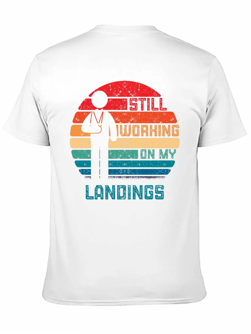 Vintage Broken Arm Kids Get Well Working On Landin Breathable Graphic T-Shirt – Perfect For Casual Days