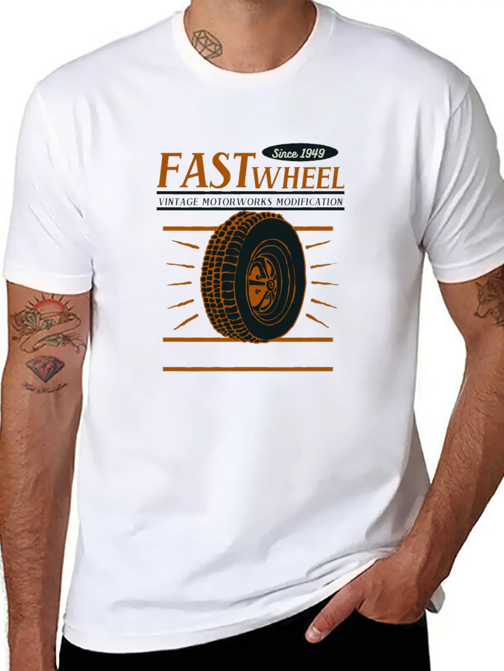 Vintage Cars Mustlecars Made In USA Turbo 1949 Classic Cotton Tee – Unisex Comfort For Any Season