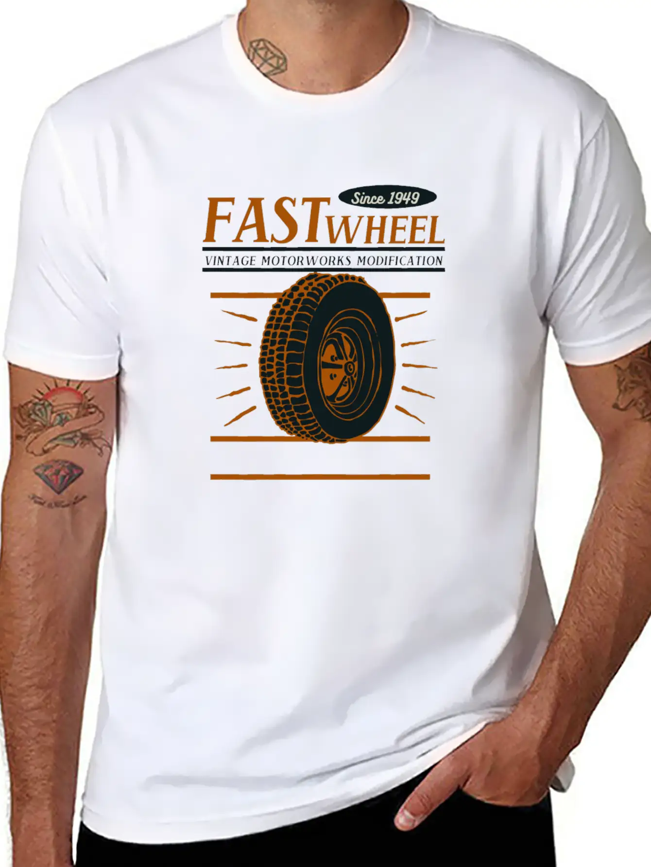 Vintage Cars Mustlecars Made In USA Turbo 1949 Classic Cotton Tee – Unisex Comfort For Any Season