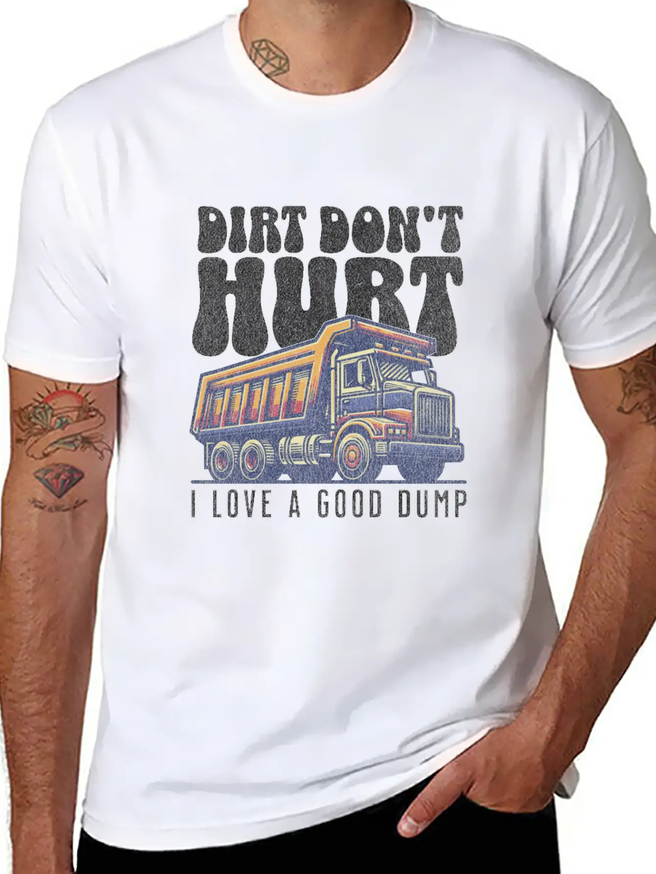 Vintage Dump Truck I Love A Good Dump Classic Cotton Tee – Unisex Comfort For Any Season
