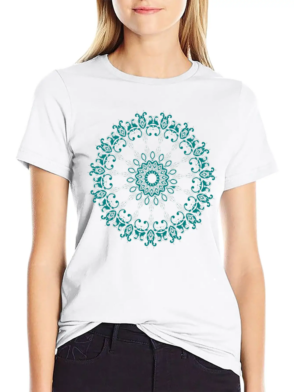Vintage Floral Design Mark II 19 Essential Cotton Tee For Daily Outfits – Unisex Style