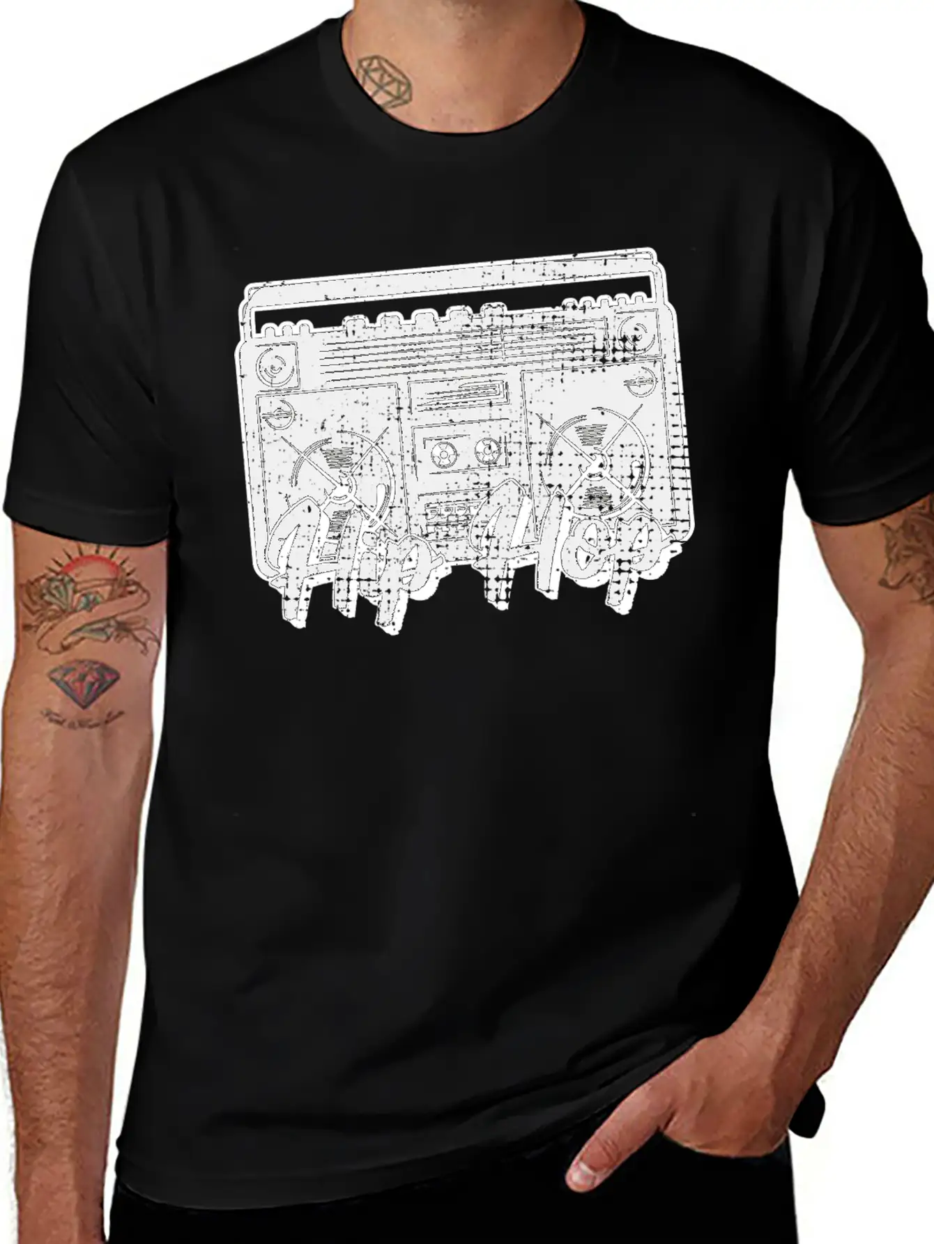 Vintage Music Player Relaxed Everyday Tee – Lightweight And Durable Cotton