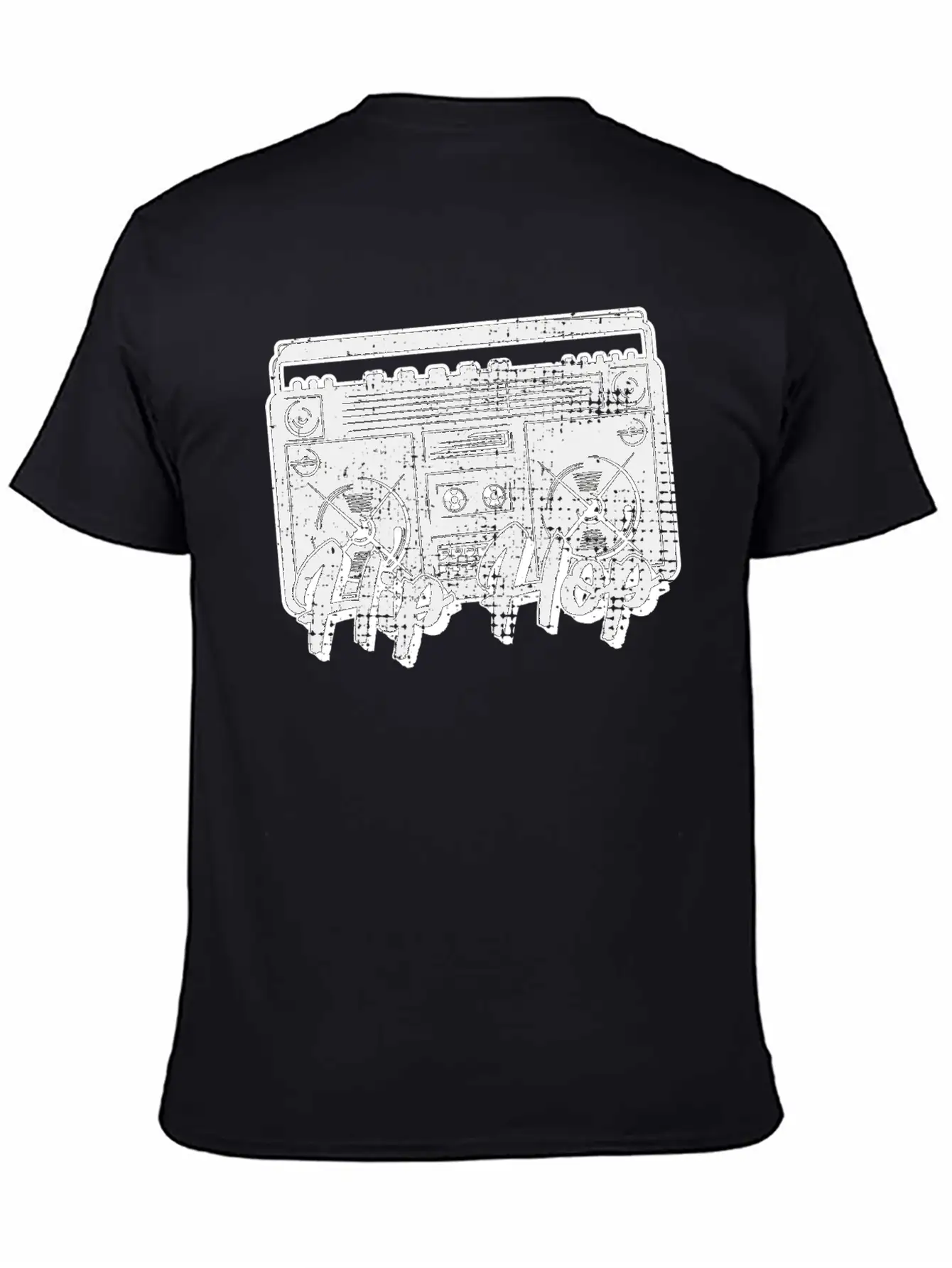 Vintage Music Player Relaxed Everyday Tee – Lightweight And Durable Cotton
