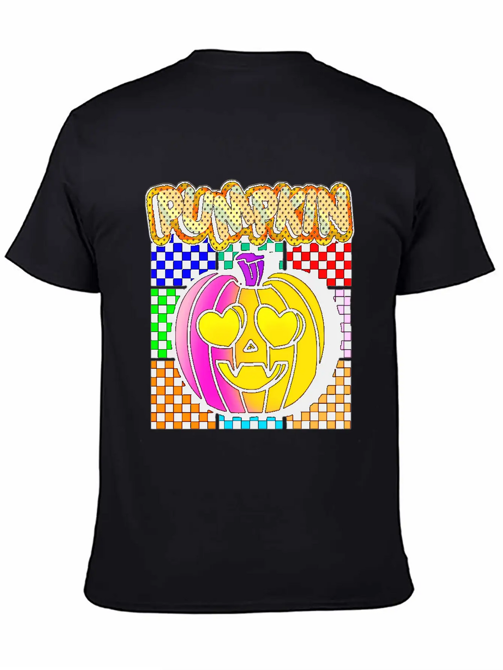 Vintage Pumpkin Retro Pop Art Halloween Pumpkin Stylish Everyday T-Shirt – Unisex Basic Cotton Tee