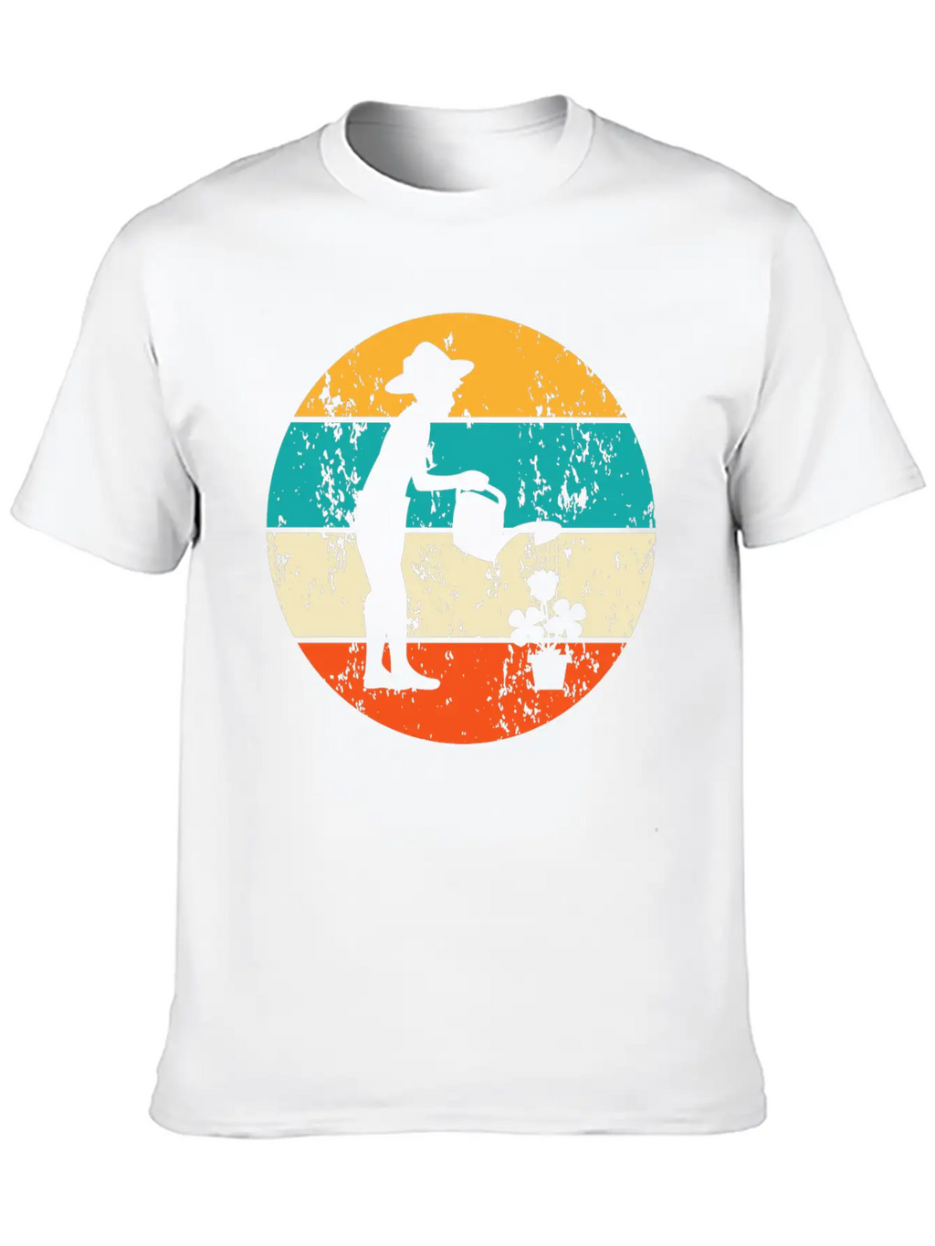Vintage Retro Gardener Gardening Garden Flowers Basic Graphic T-Shirt – Daily Comfort In Soft Cotton