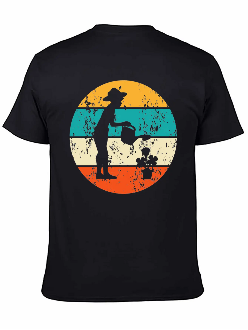 Vintage Retro Gardener Gardening Garden Flowers Basic Graphic T-Shirt – Daily Comfort In Soft Cotton