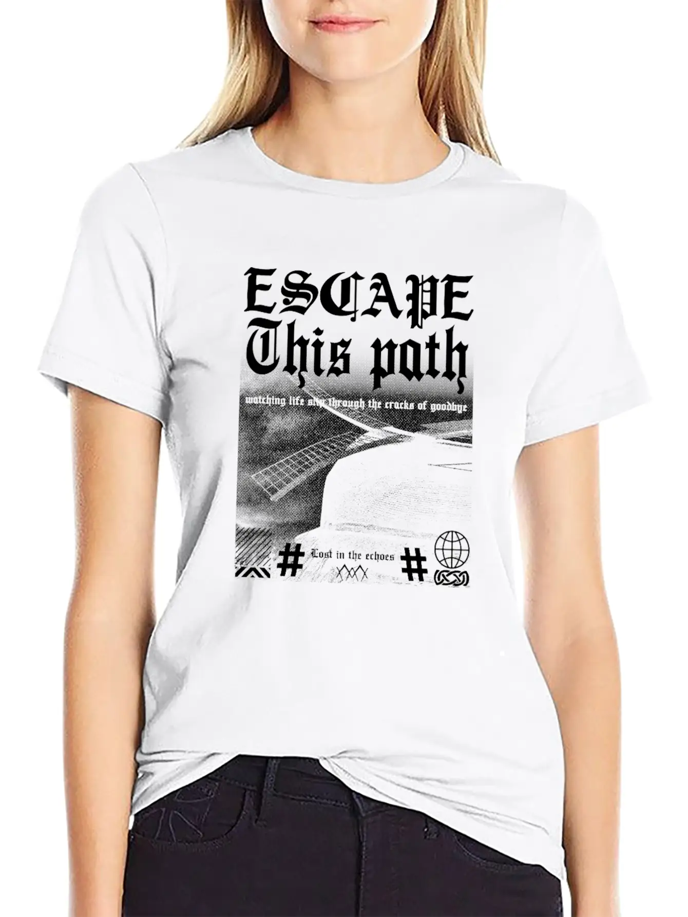Vintage Rock Windmill Shirt | Y2K Aesthetic Retro Breathable Graphic T-Shirt – Perfect For Casual Days