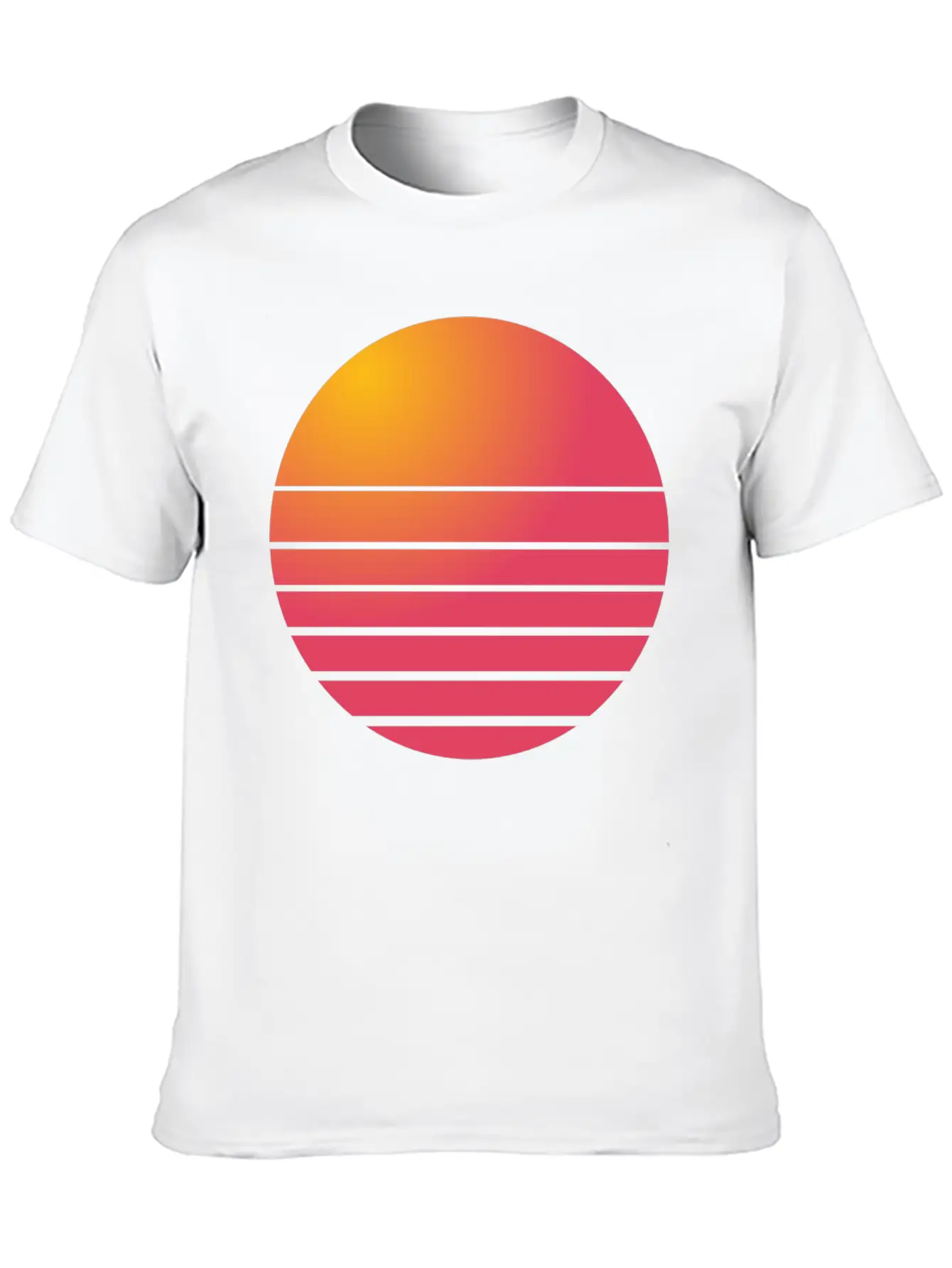 Vintage Sunset Sunrise Summer Funny Gifts Basic Graphic T-Shirt – Daily Comfort In Soft Cotton