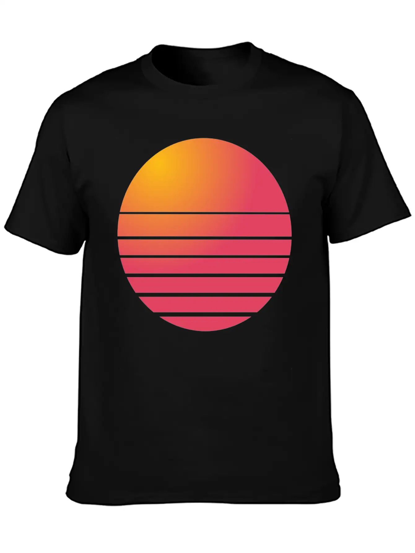 Vintage Sunset Sunrise Summer Funny Gifts Basic Graphic T-Shirt – Daily Comfort In Soft Cotton