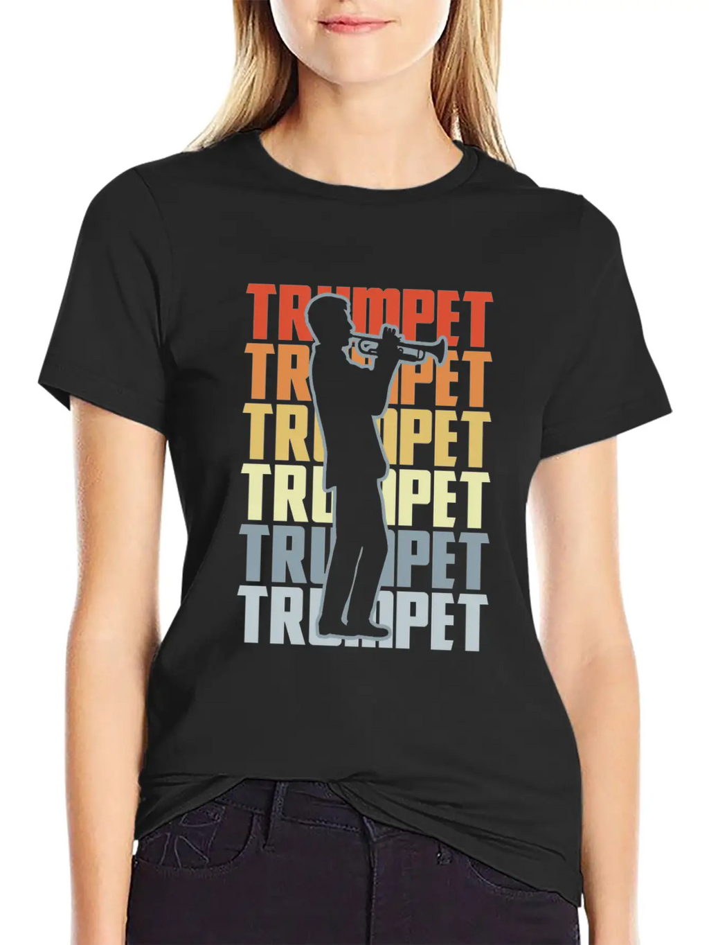 Vintage Trumpet Classic Cotton Tee – Unisex Comfort For Any Season