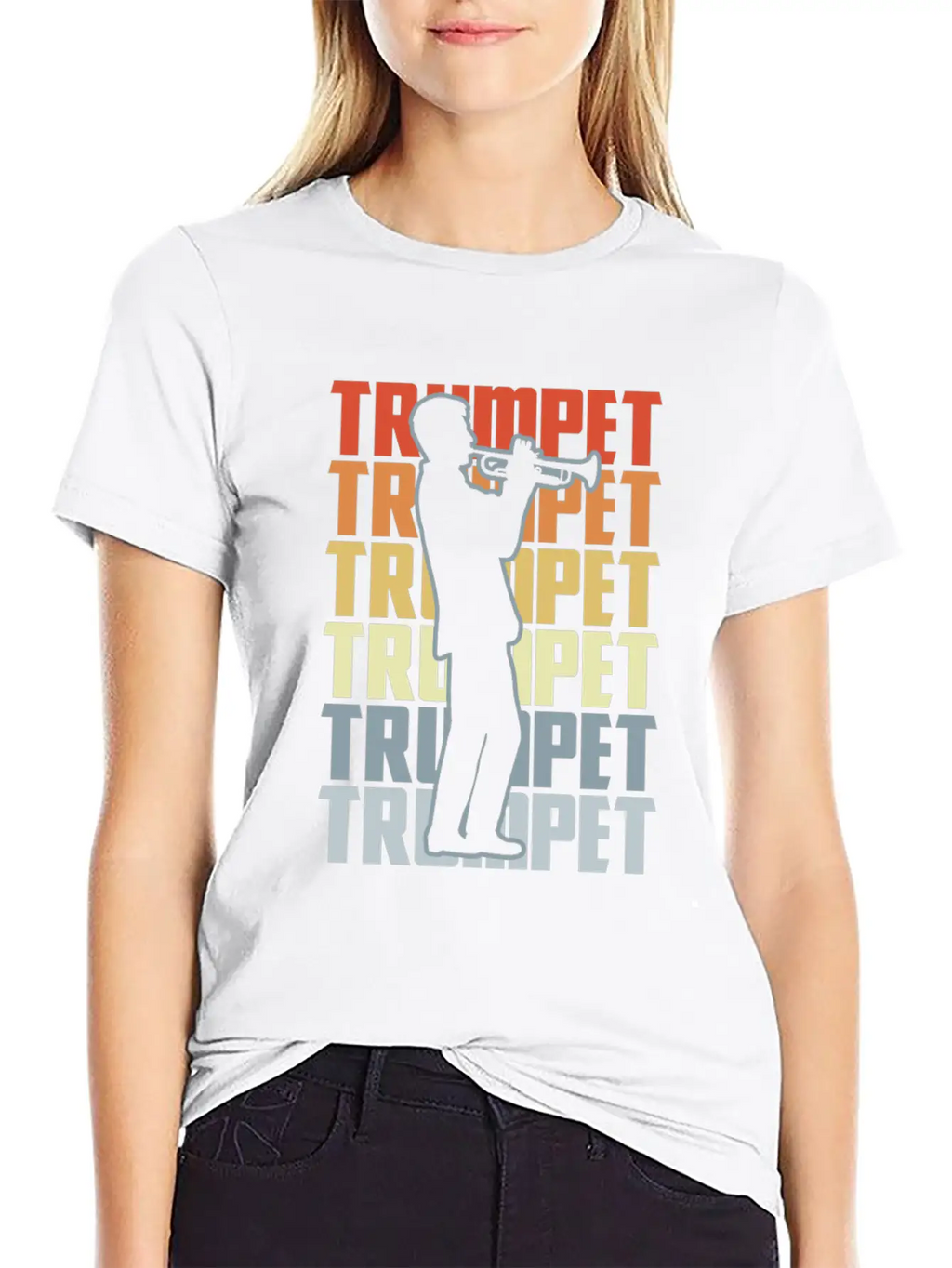 Vintage Trumpet Classic Cotton Tee – Unisex Comfort For Any Season