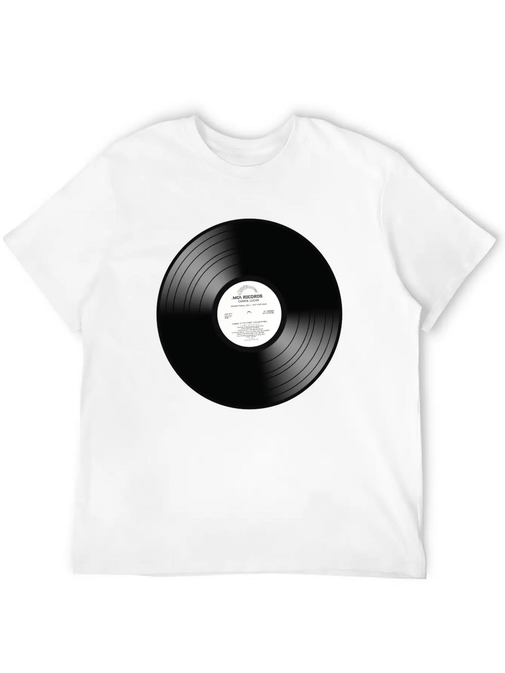 Vintage Vinyl Unisex Casual T-Shirt – Clean Design For Daily Comfort