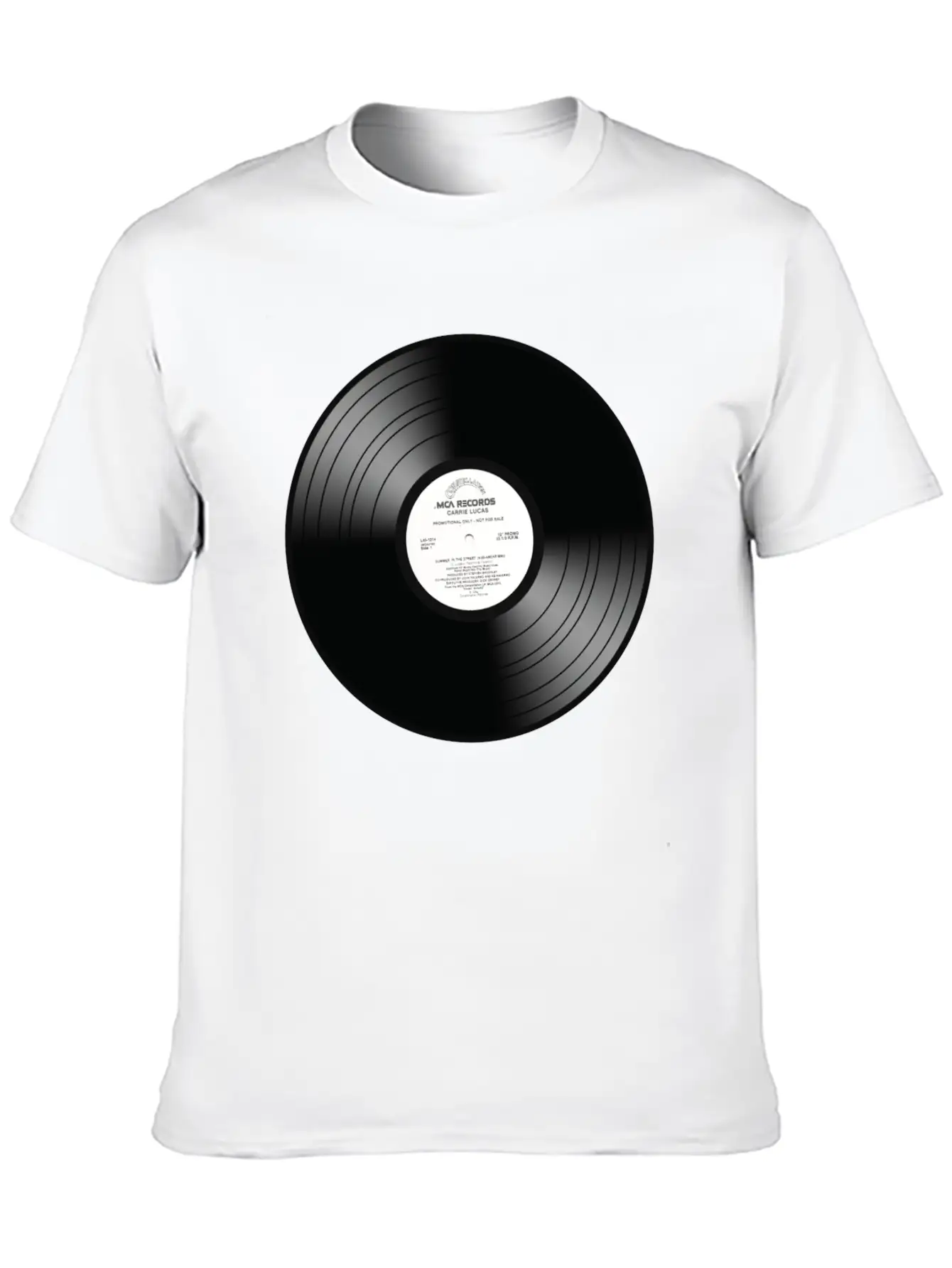 Vintage Vinyl Unisex Casual T-Shirt – Clean Design For Daily Comfort