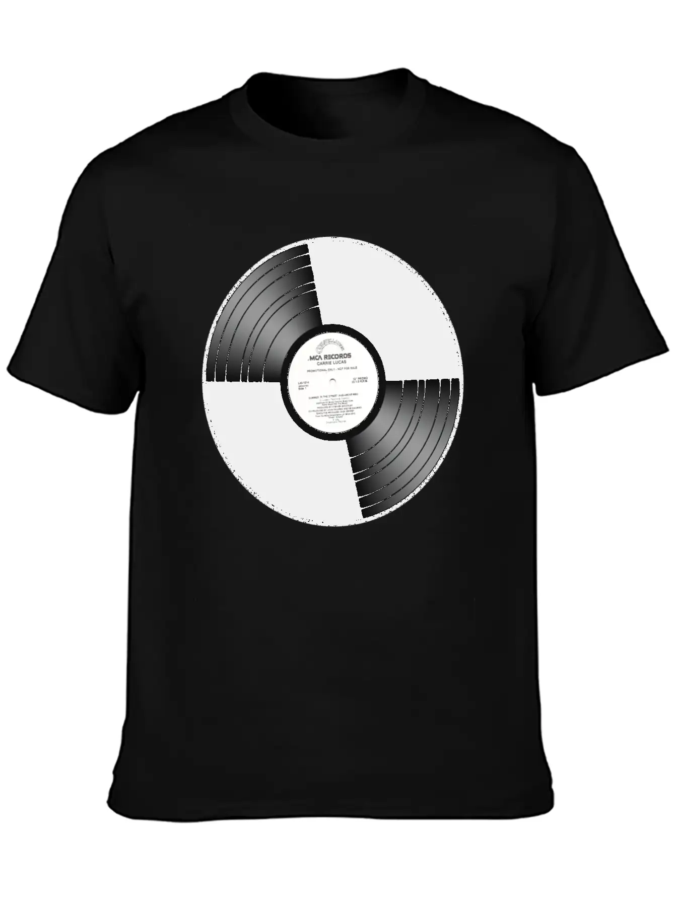 Vintage Vinyl Unisex Casual T-Shirt – Clean Design For Daily Comfort