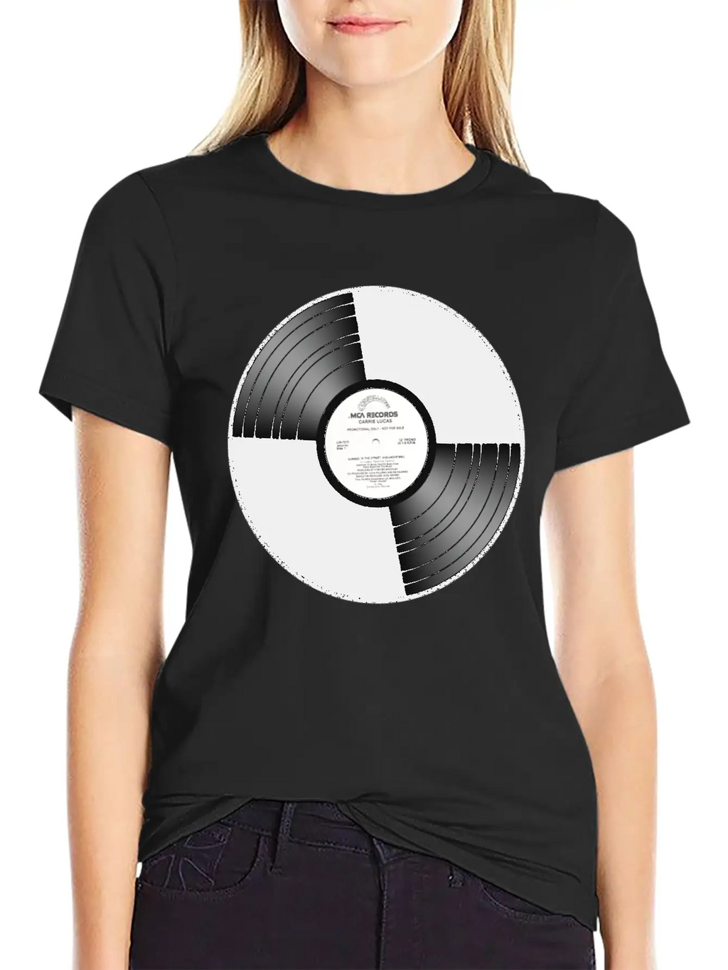 Vintage Vinyl Unisex Casual T-Shirt – Clean Design For Daily Comfort