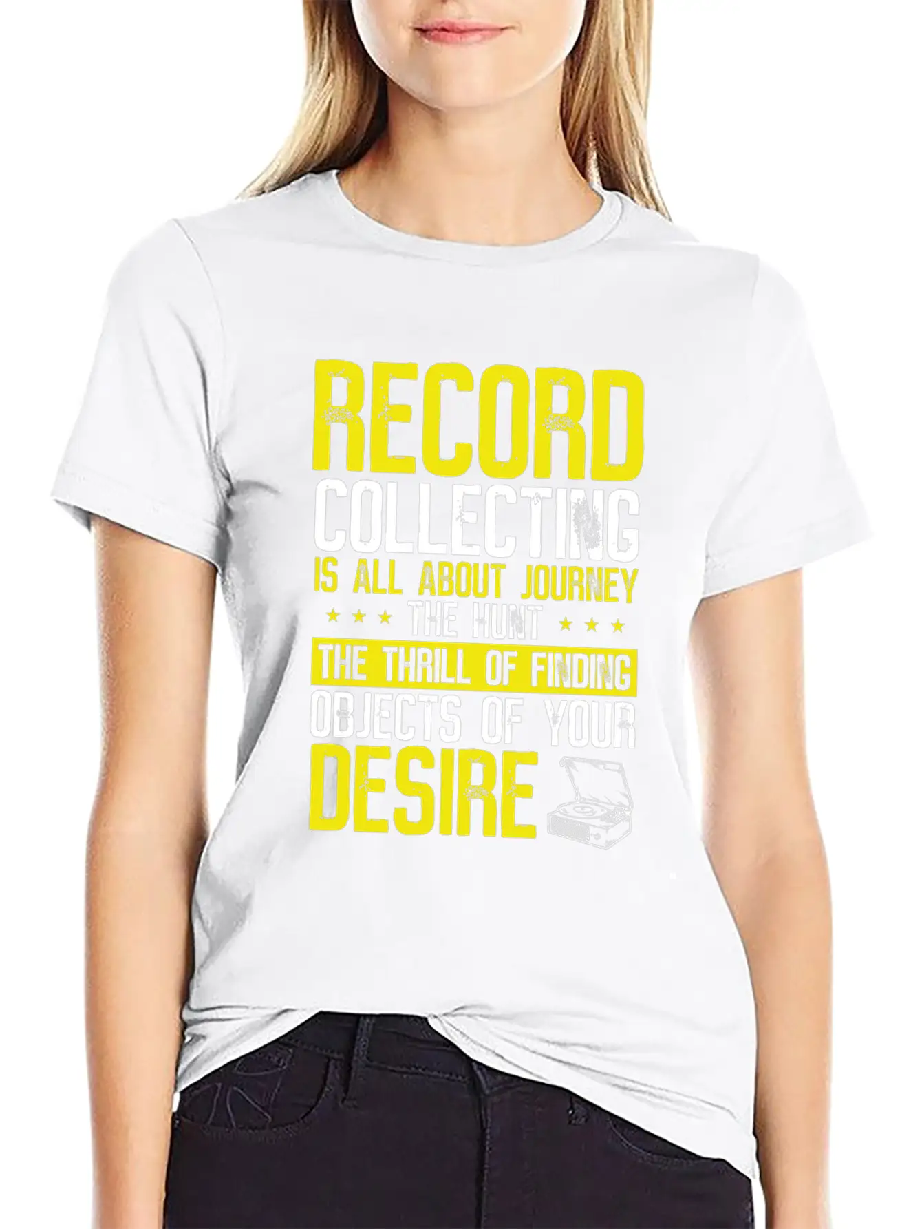 Vinyl Collecting Music Record Vinyl Collector Breathable Graphic T-Shirt – Perfect For Casual Days