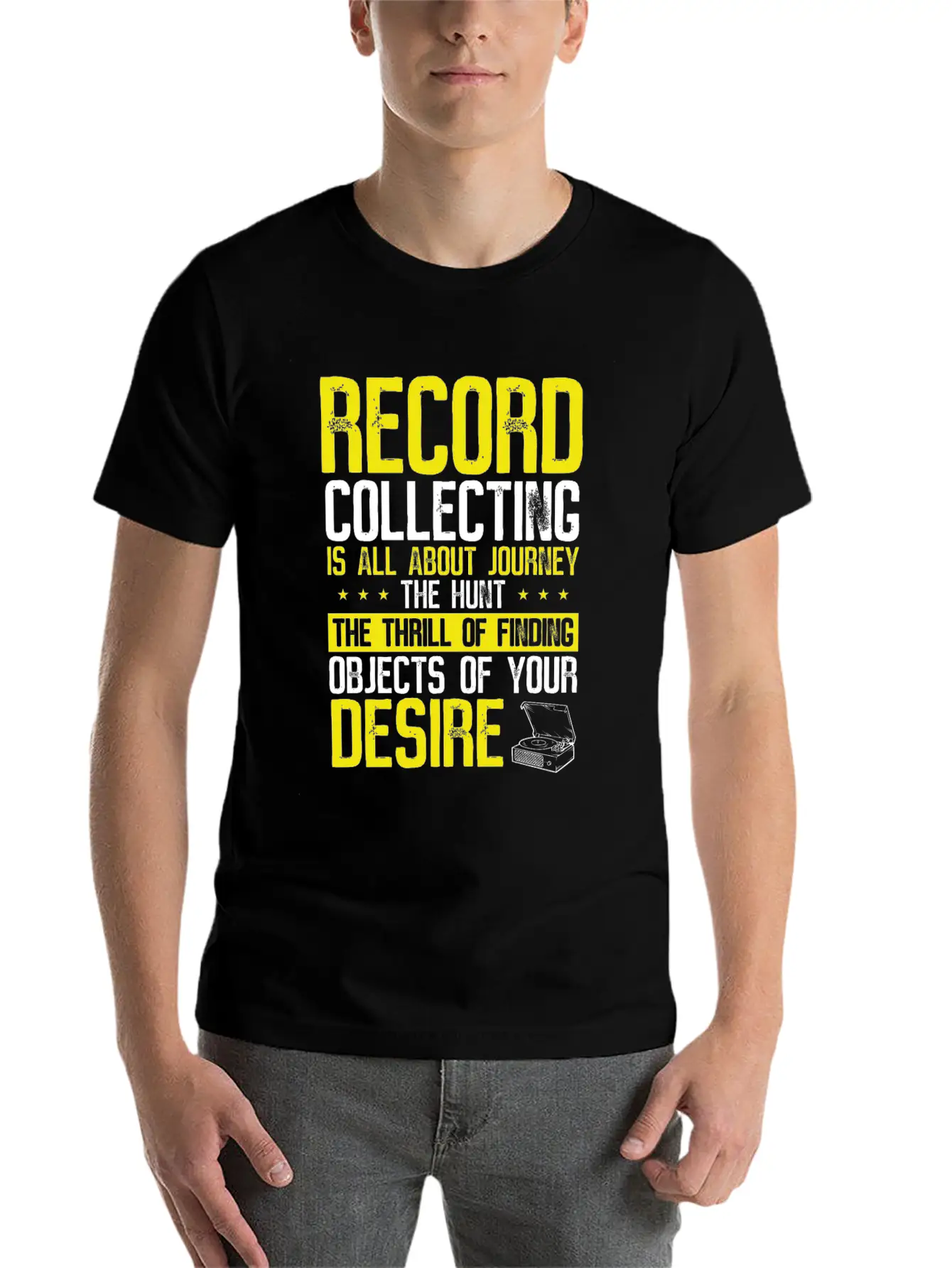 Vinyl Collecting Music Record Vinyl Collector Breathable Graphic T-Shirt – Perfect For Casual Days