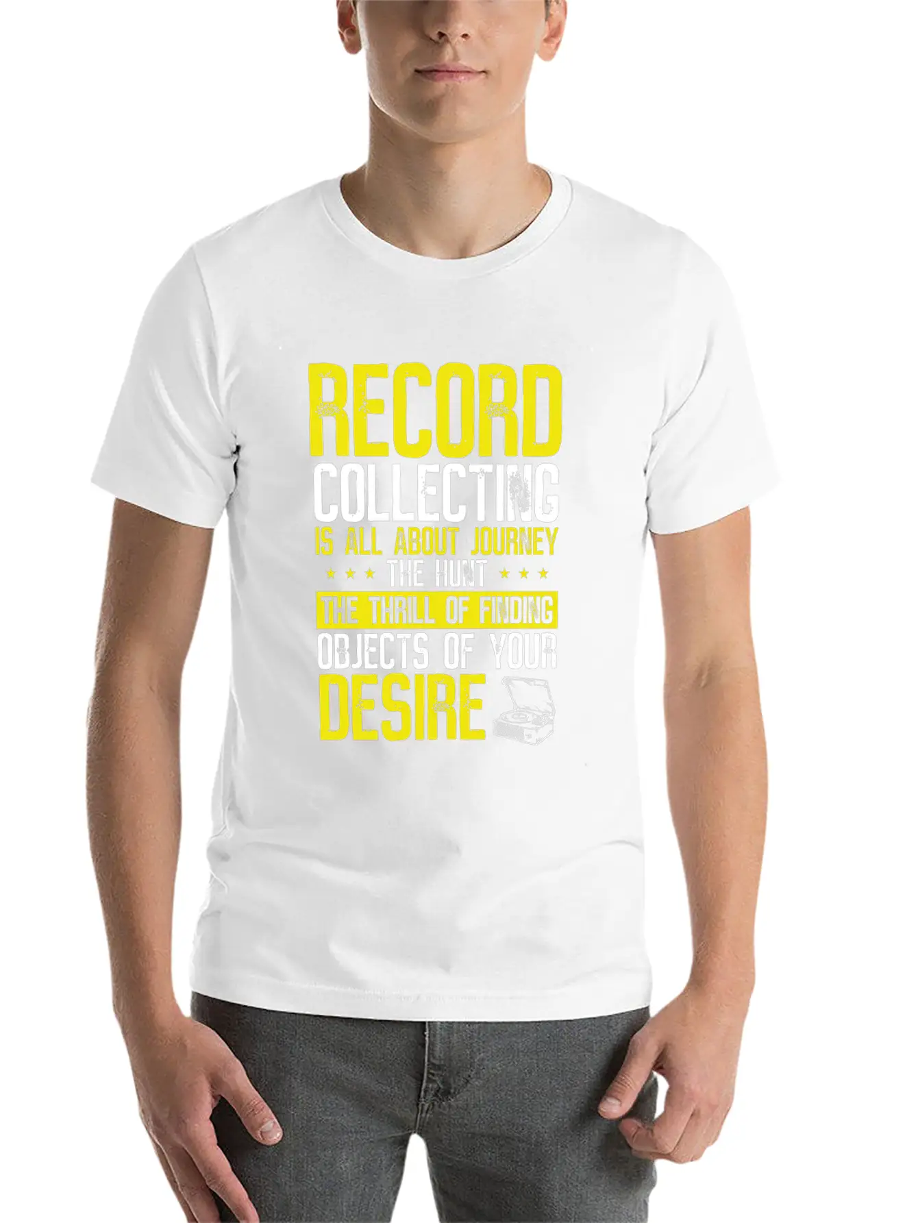 Vinyl Collecting Music Record Vinyl Collector Breathable Graphic T-Shirt – Perfect For Casual Days
