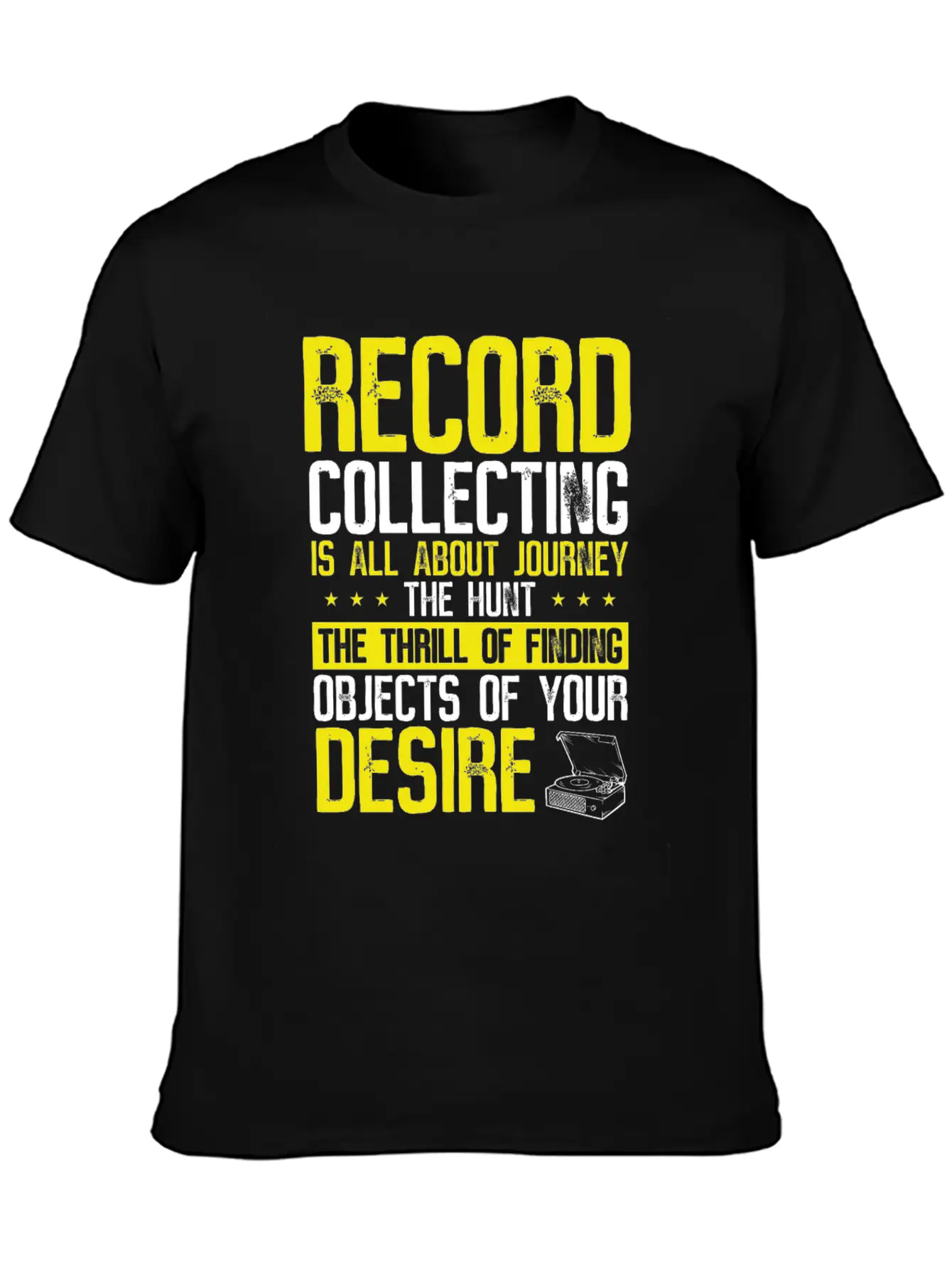 Vinyl Collecting Music Record Vinyl Collector Breathable Graphic T-Shirt – Perfect For Casual Days
