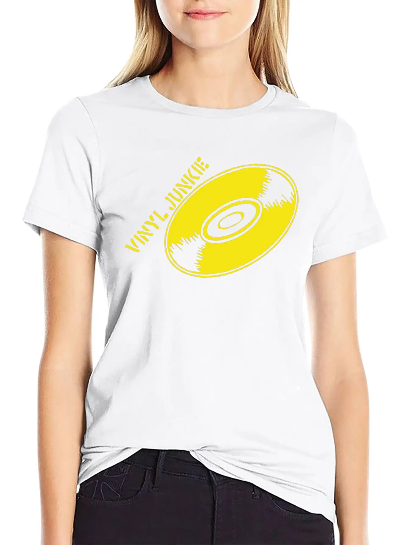 VINYL JUNKIE Classic Cotton Tee – Unisex Comfort For Any Season