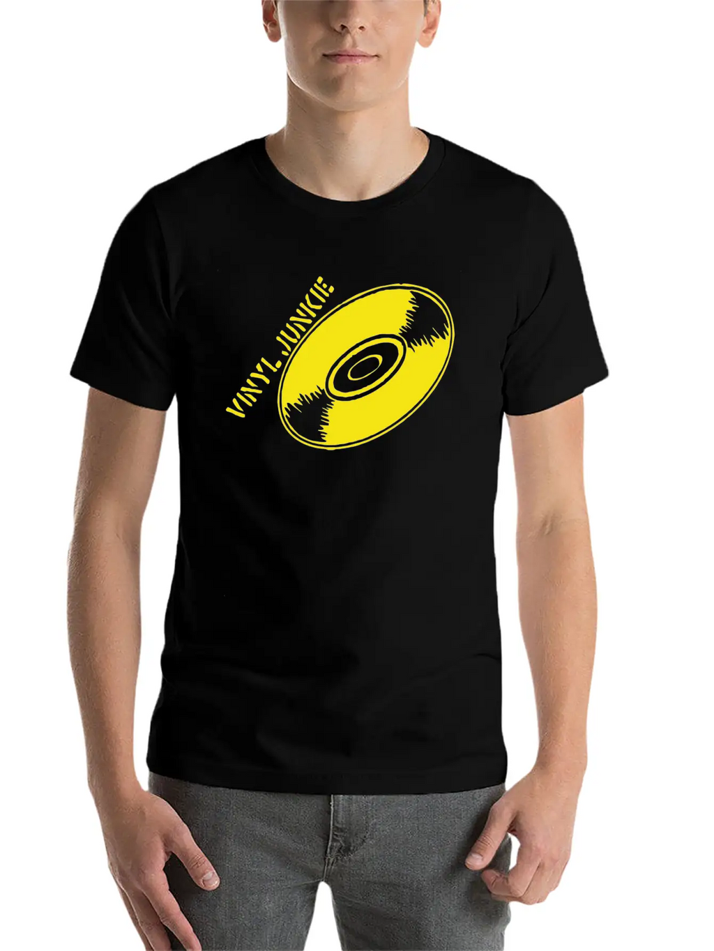 VINYL JUNKIE Classic Cotton Tee – Unisex Comfort For Any Season
