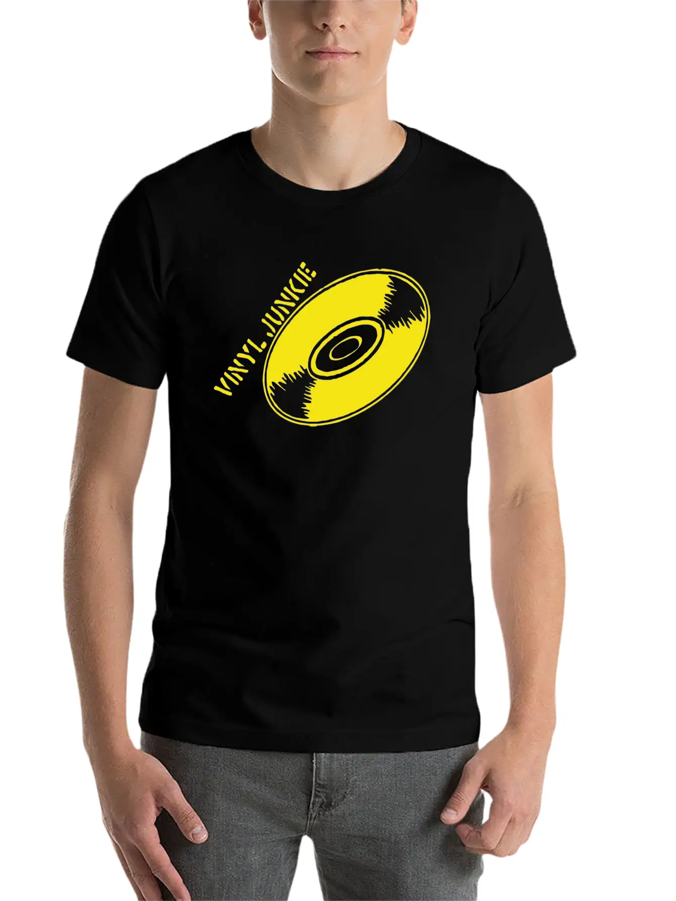 VINYL JUNKIE Classic Cotton Tee – Unisex Comfort For Any Season