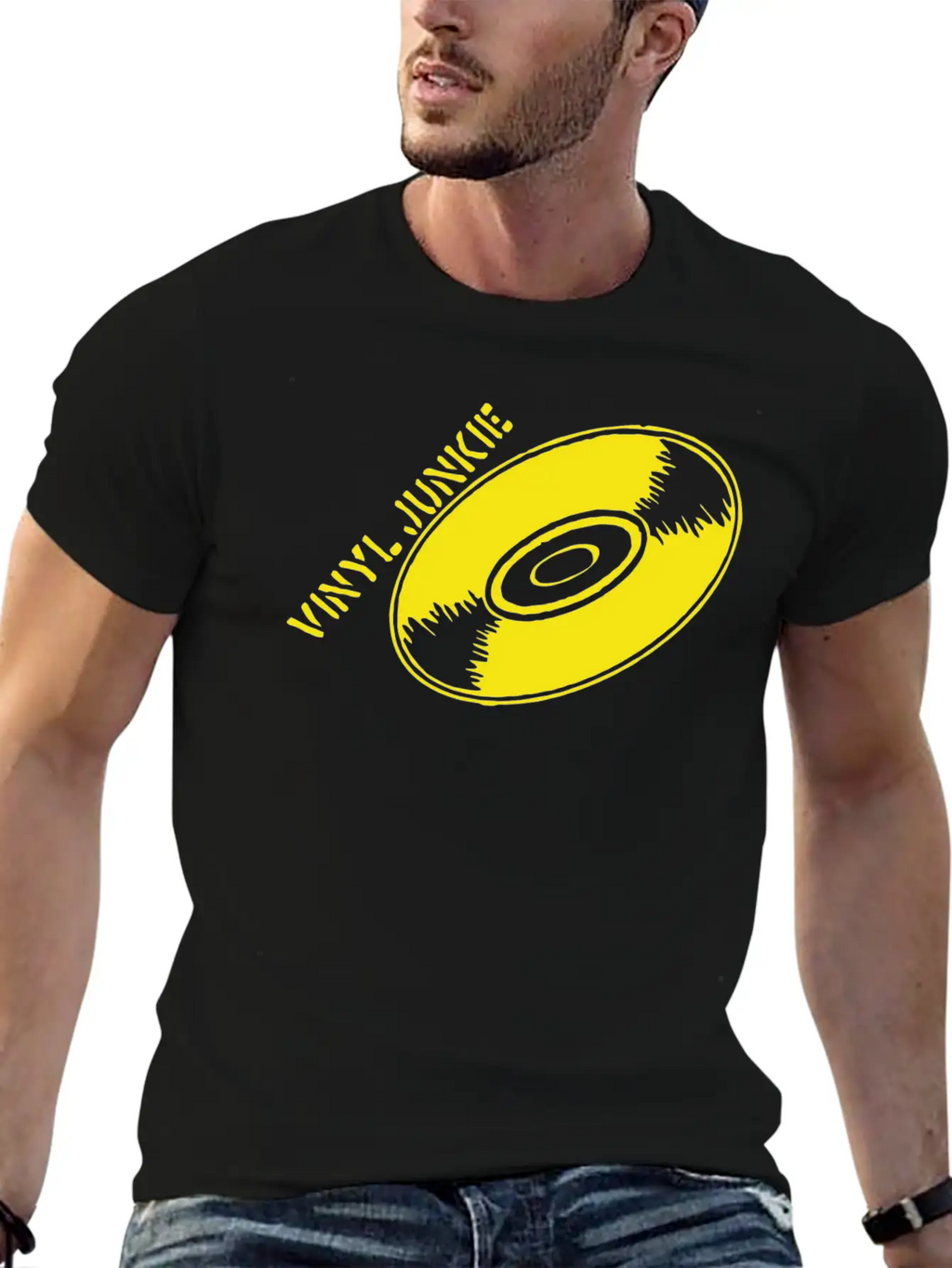 VINYL JUNKIE Classic Cotton Tee – Unisex Comfort For Any Season