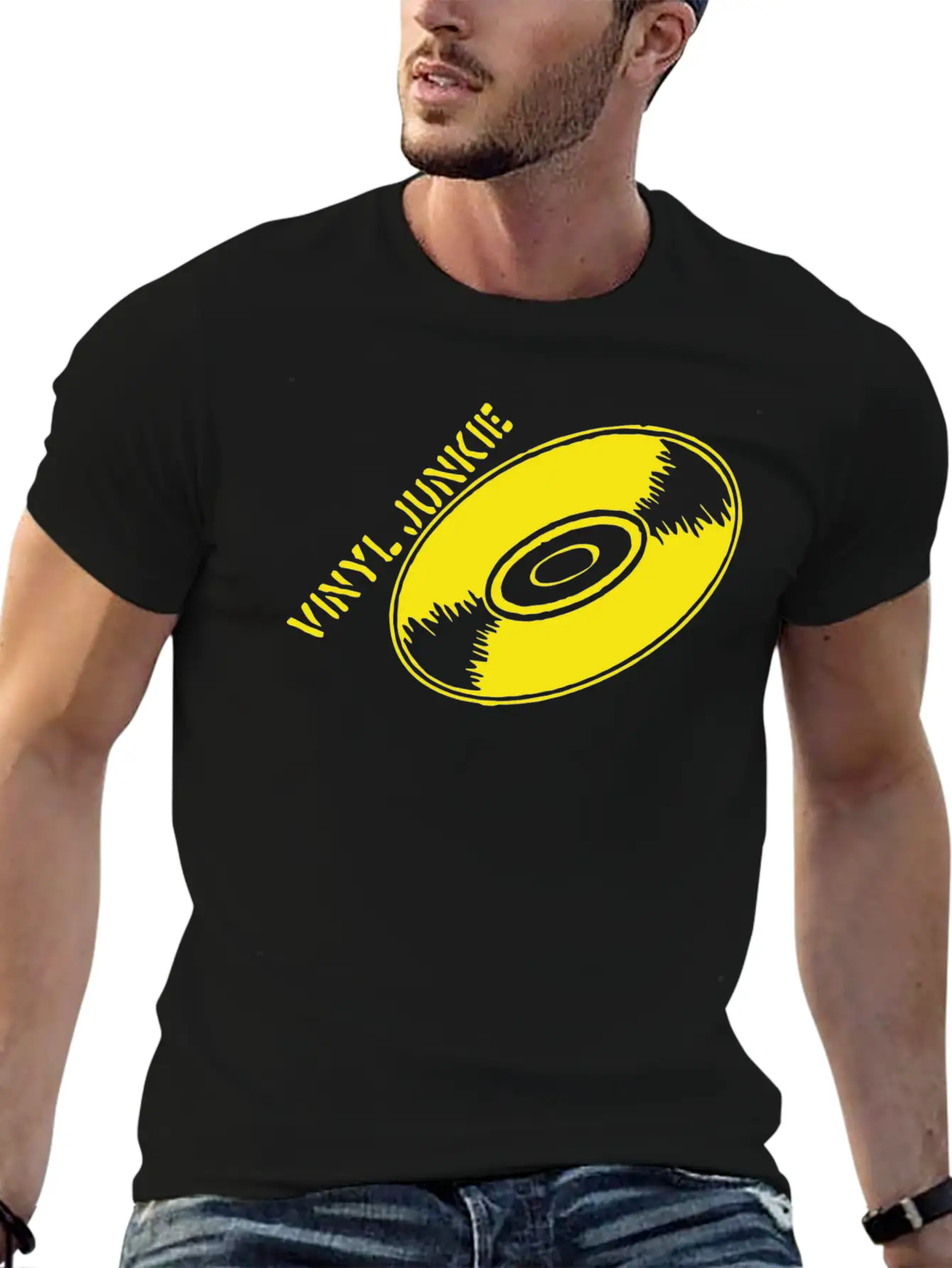 VINYL JUNKIE Classic Cotton Tee – Unisex Comfort For Any Season